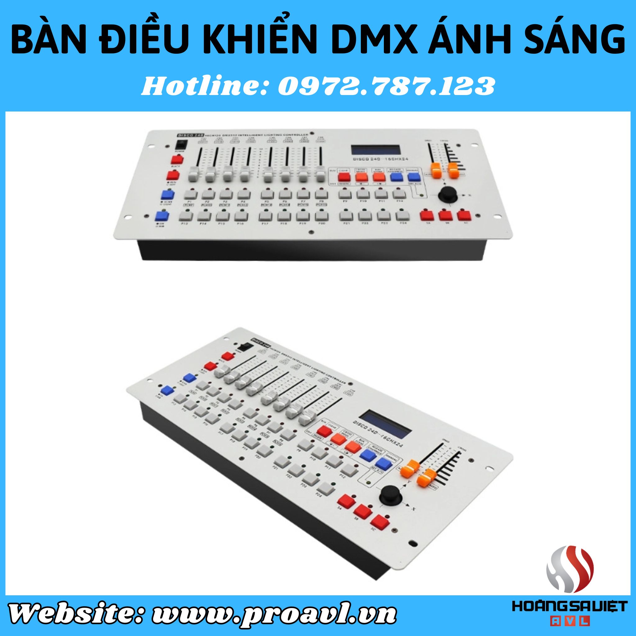 DMX lighting control board 