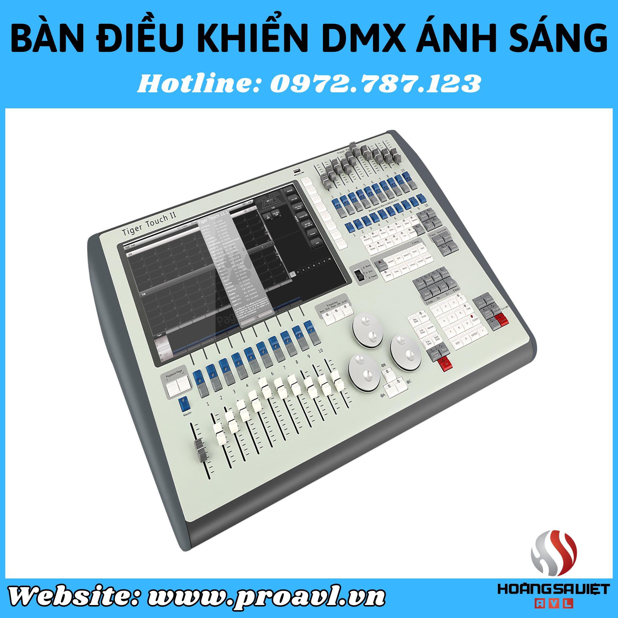 Lighting control panel