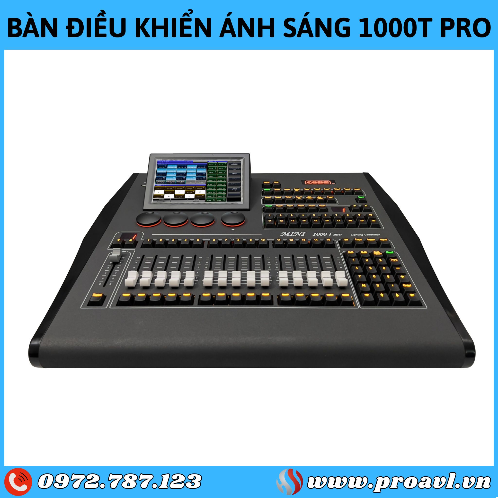 CODE stage lighting control desk