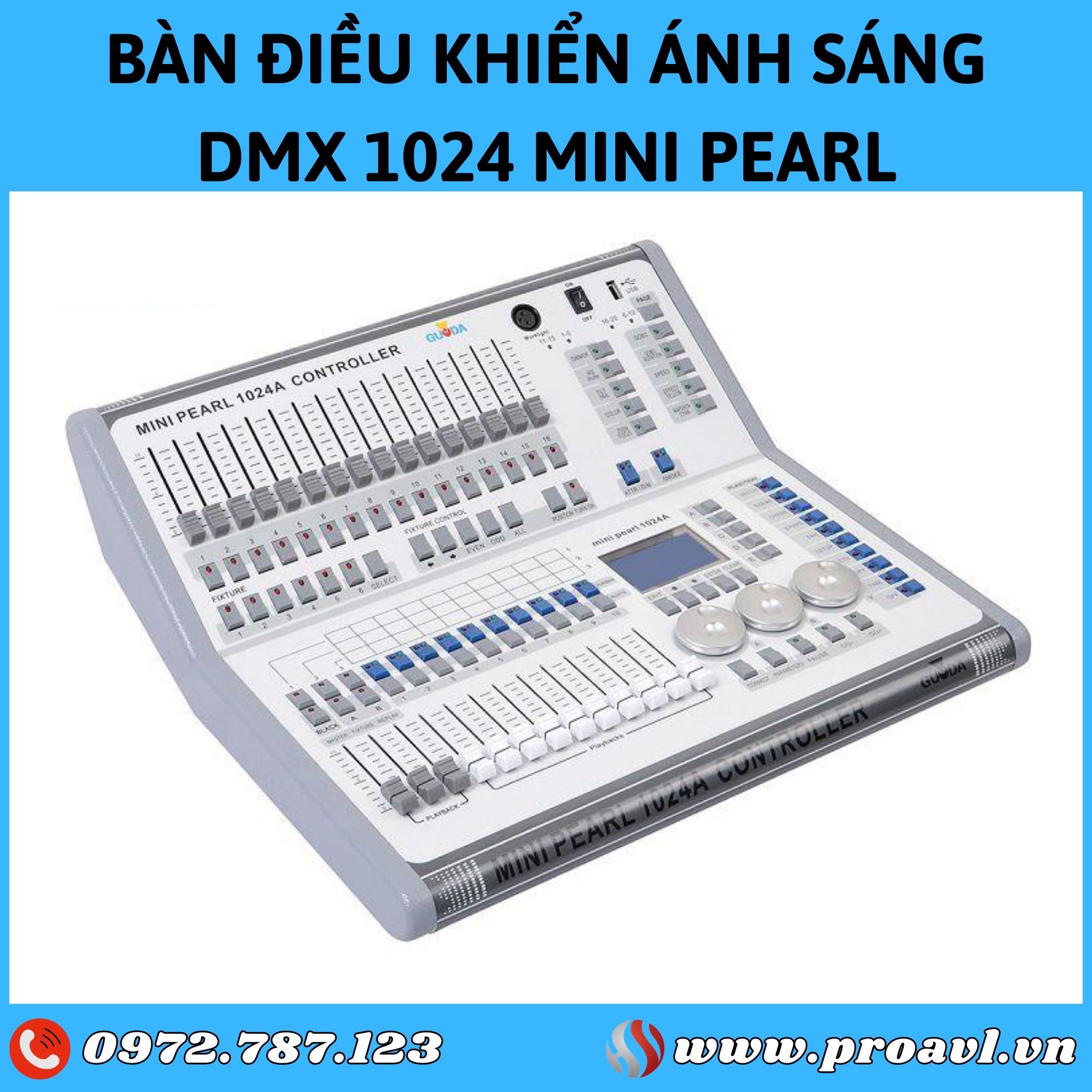 DMX 1024 Mini Pearl Lighting Console