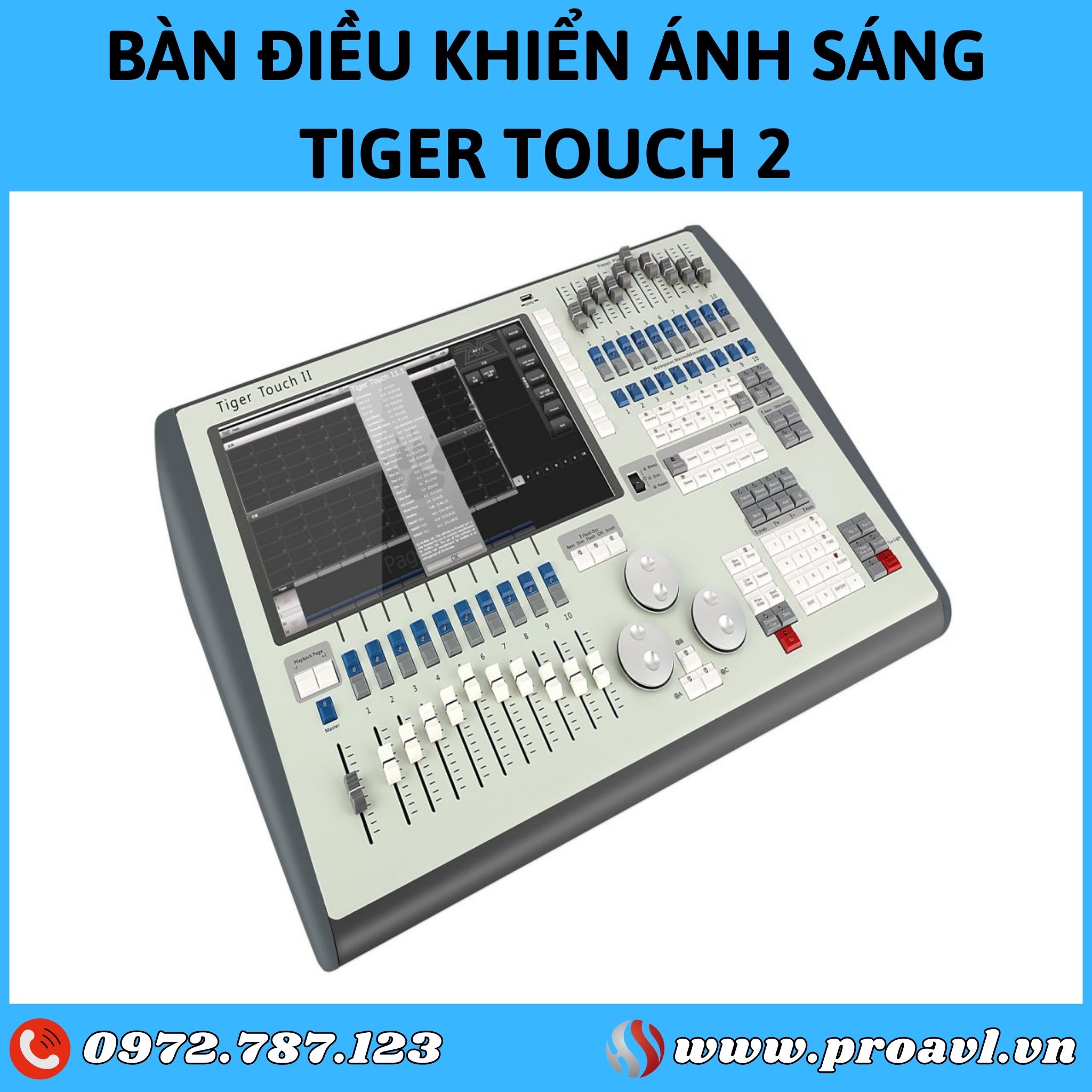 Tiger Touch 2 lighting control desk