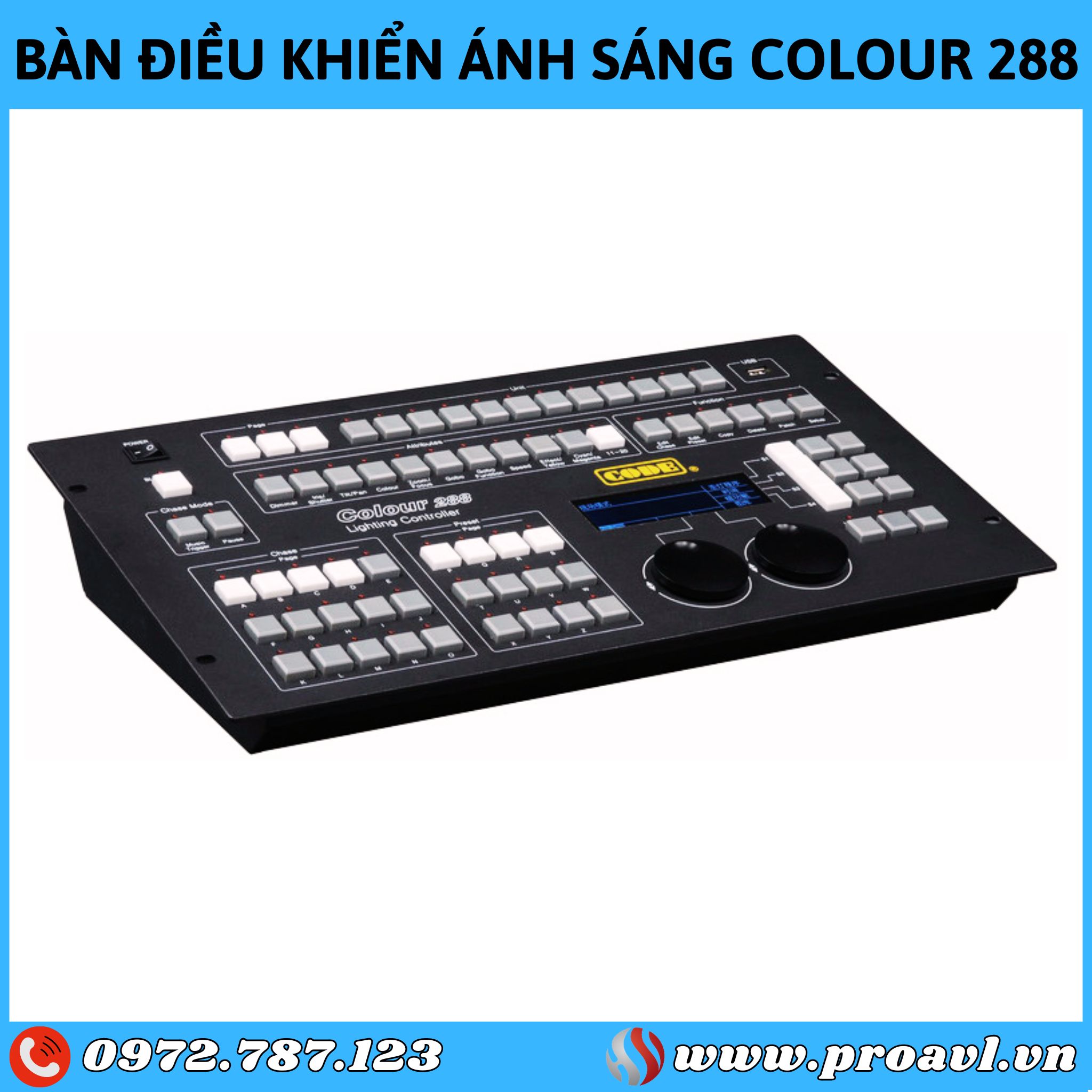 Color 288 lighting control desk - Genuine code 