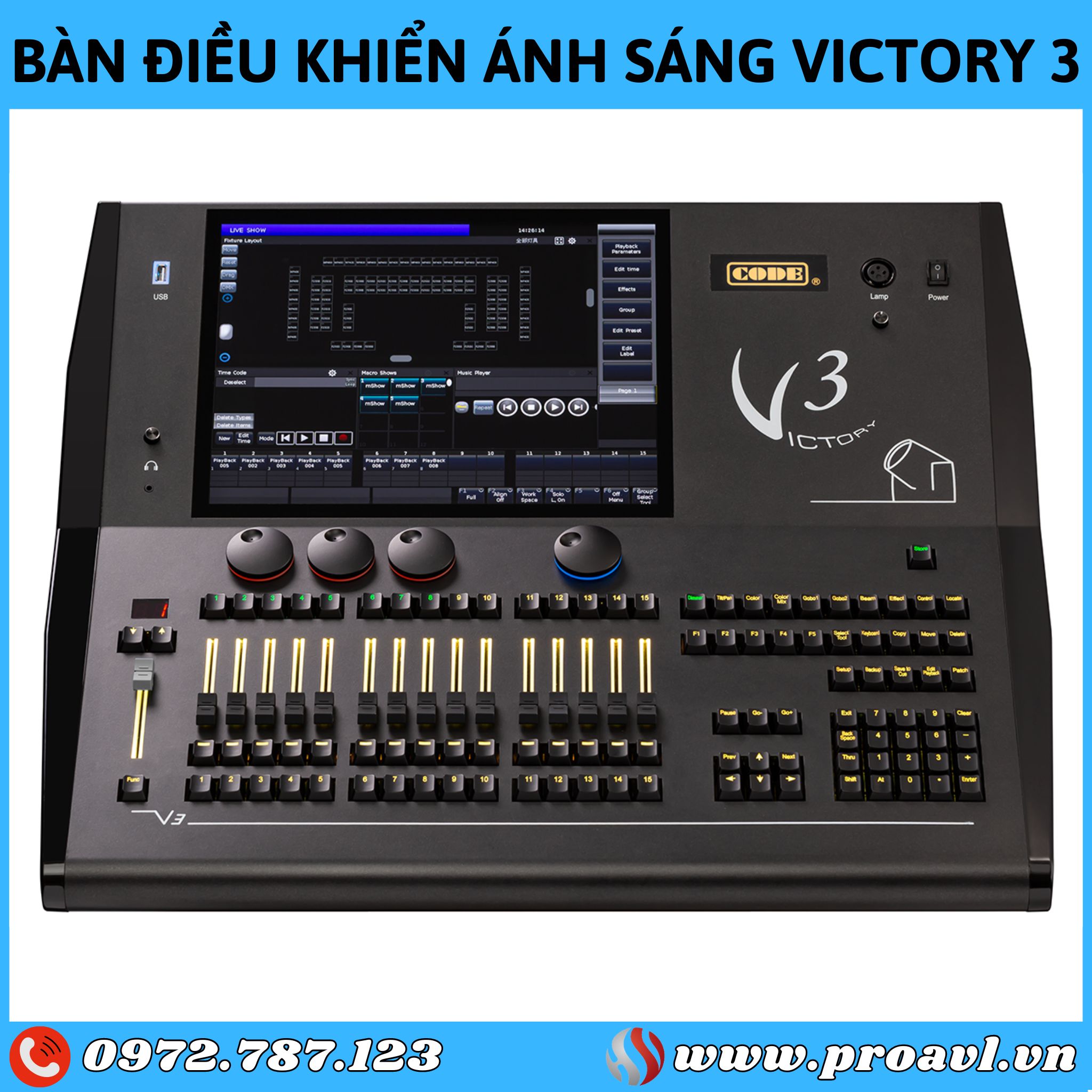 CODE Victory 3 lighting console