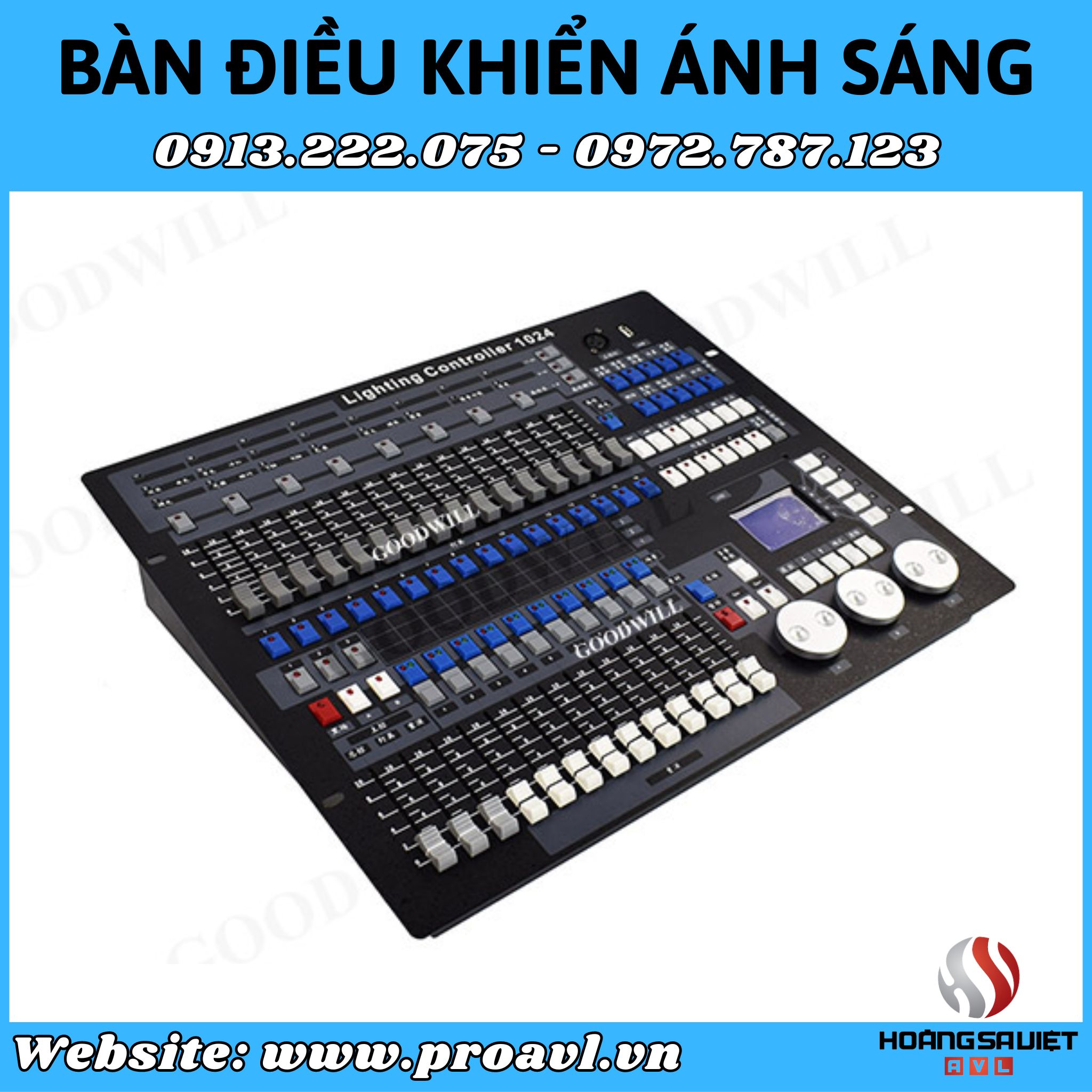 Bàn điều khiển ánh sáng chính hãng tại HSV ProAVL