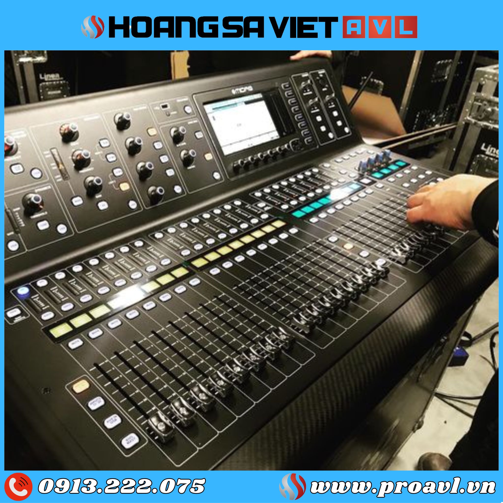 proavl audio mixing console