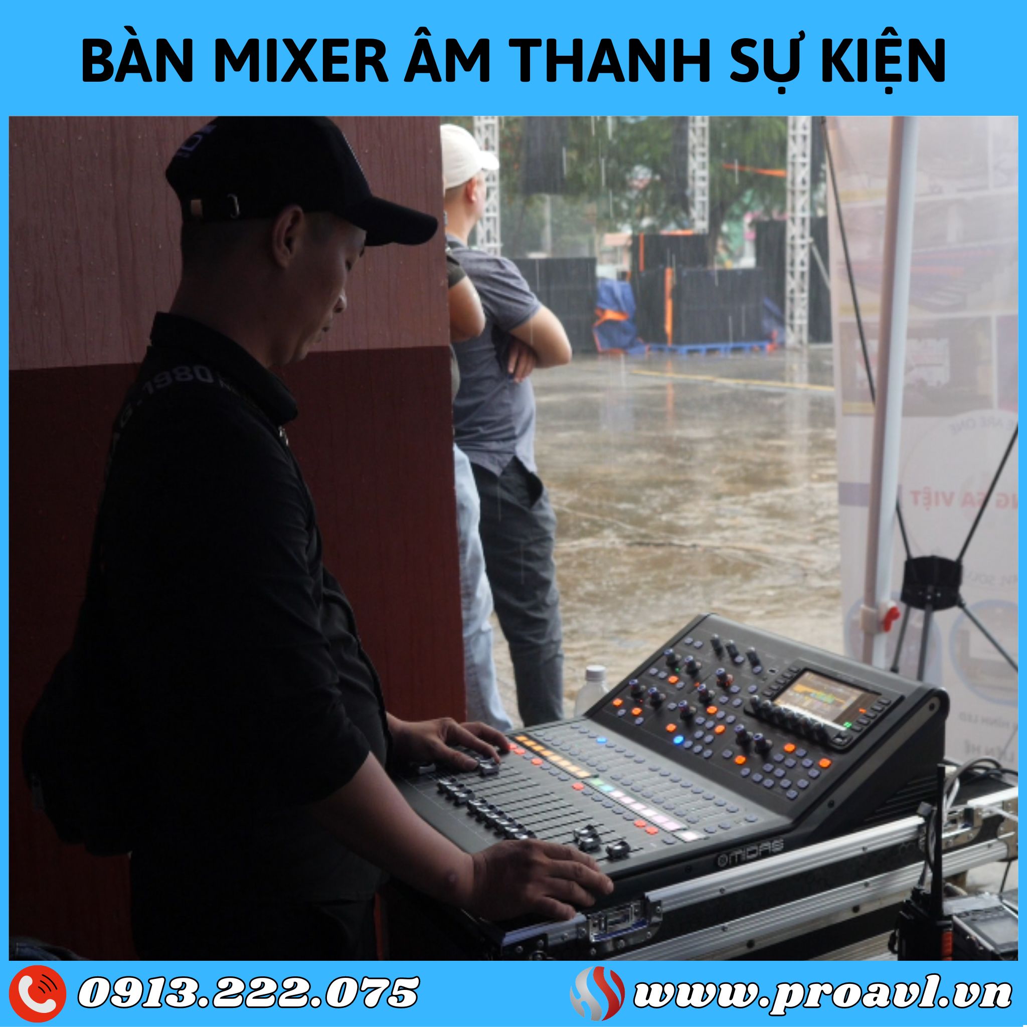 Sound mixer for events