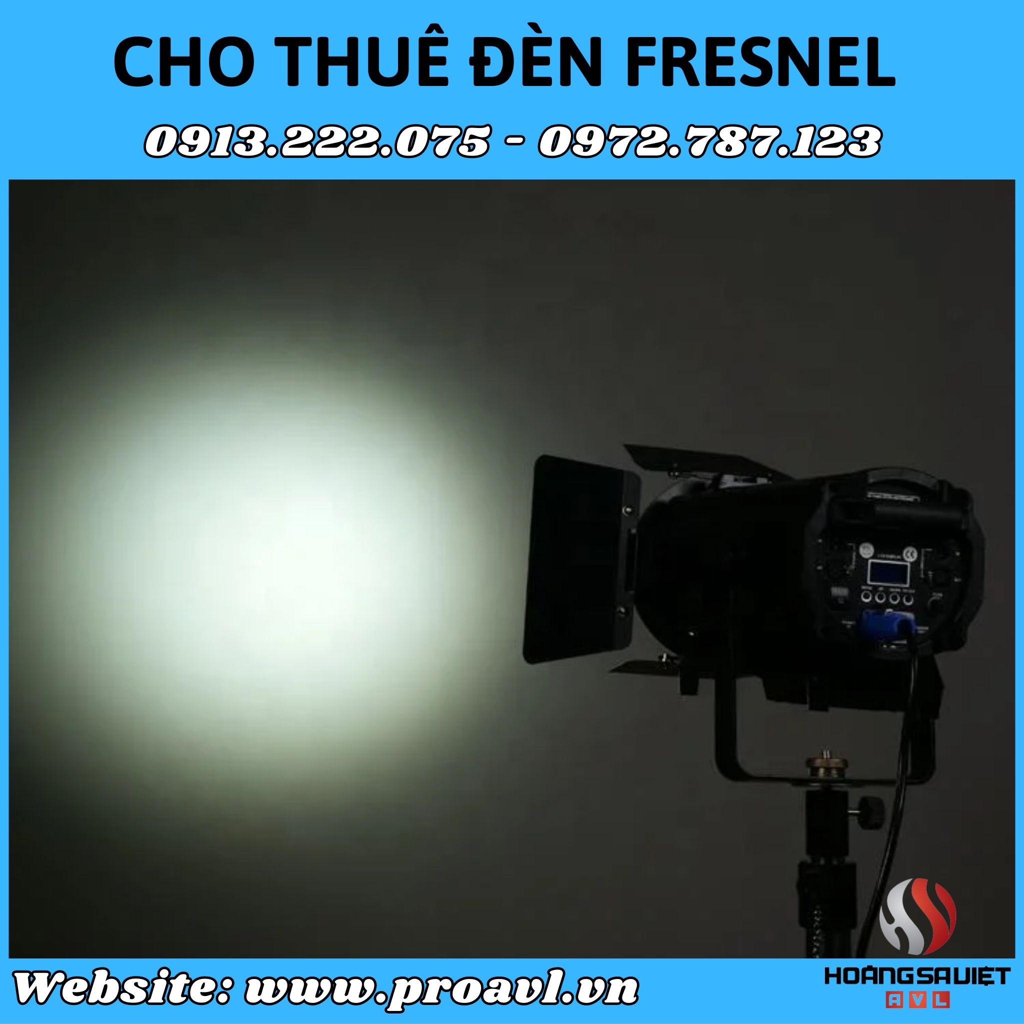 Cheap Fresnel lamp rental in Hanoi