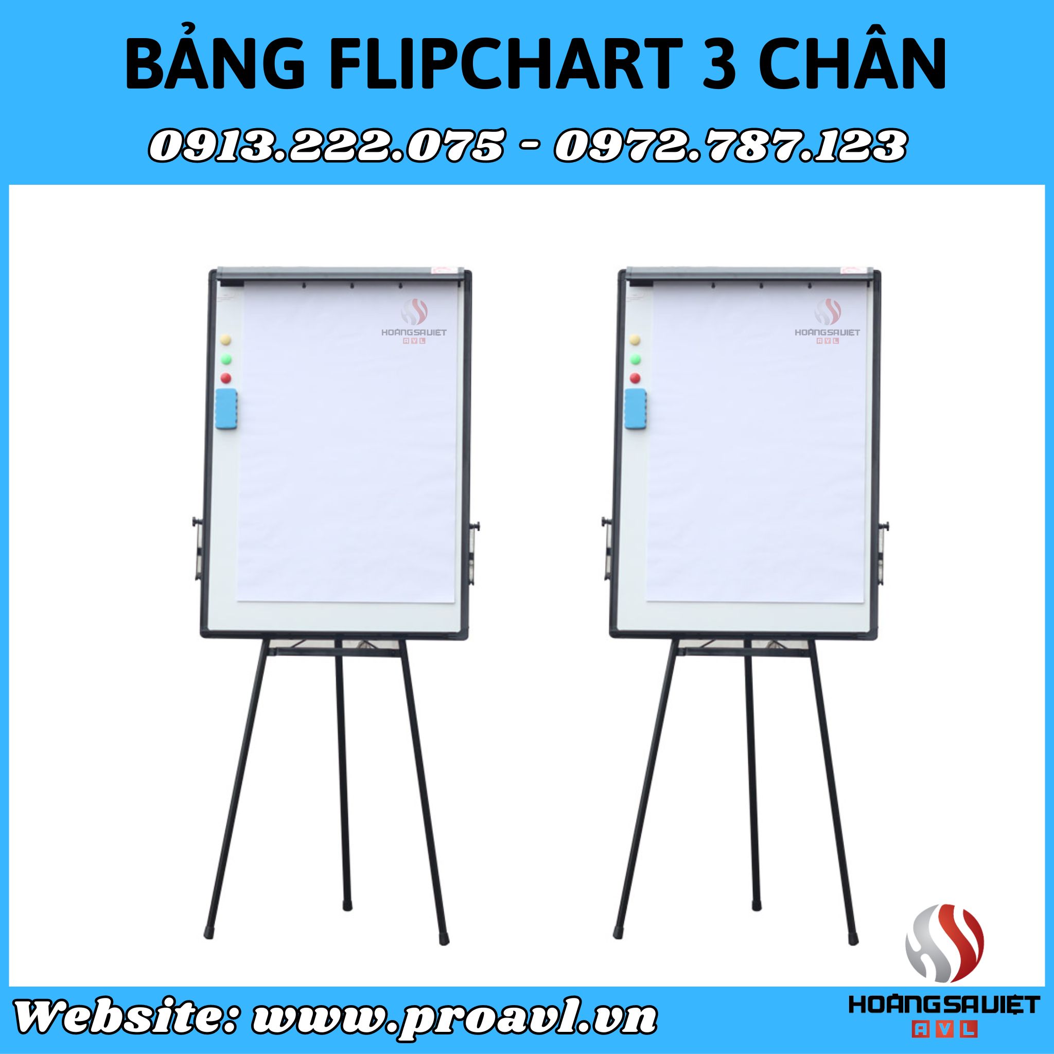 Cho thuê bảng Flipchart 3 chân