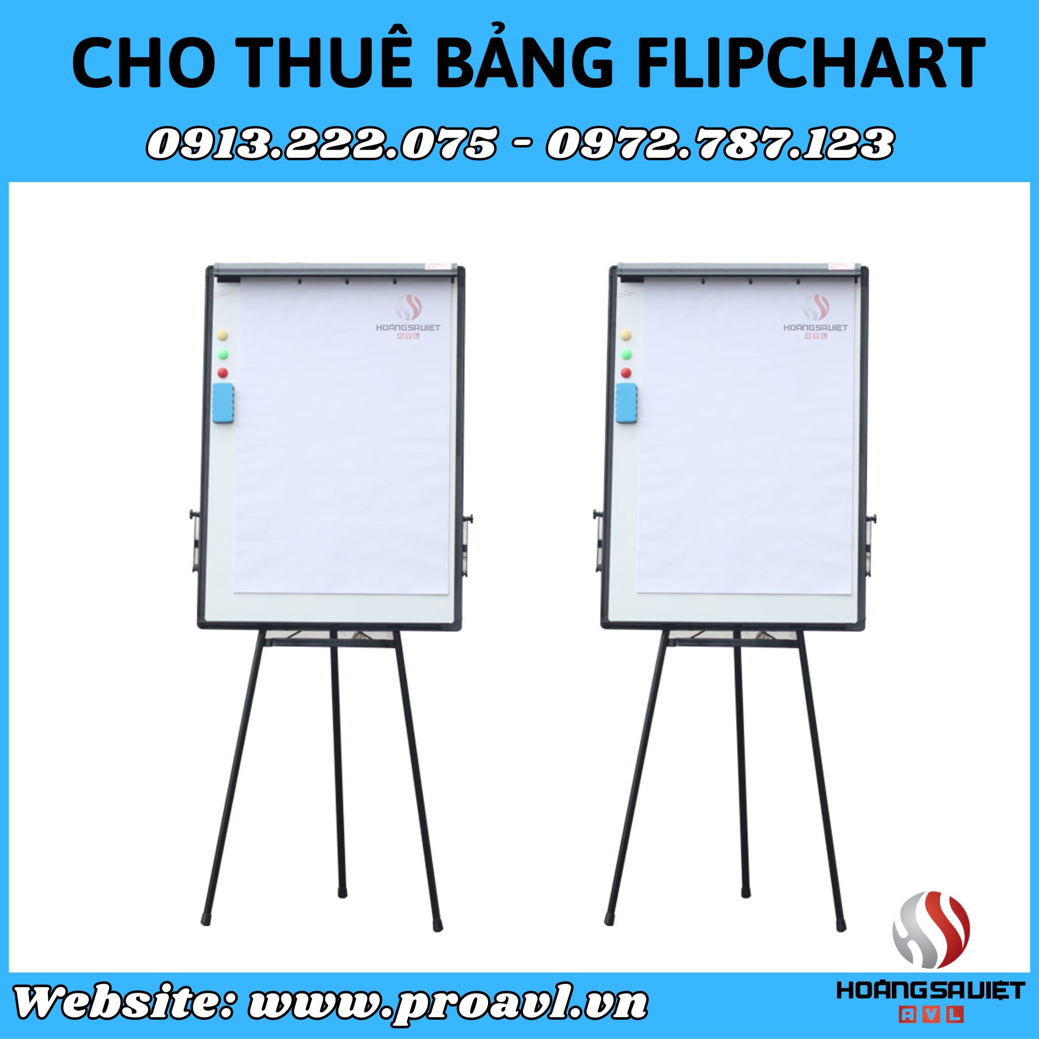 Cho thuê bảng Flipchart giá rẻ tại Hà Nội