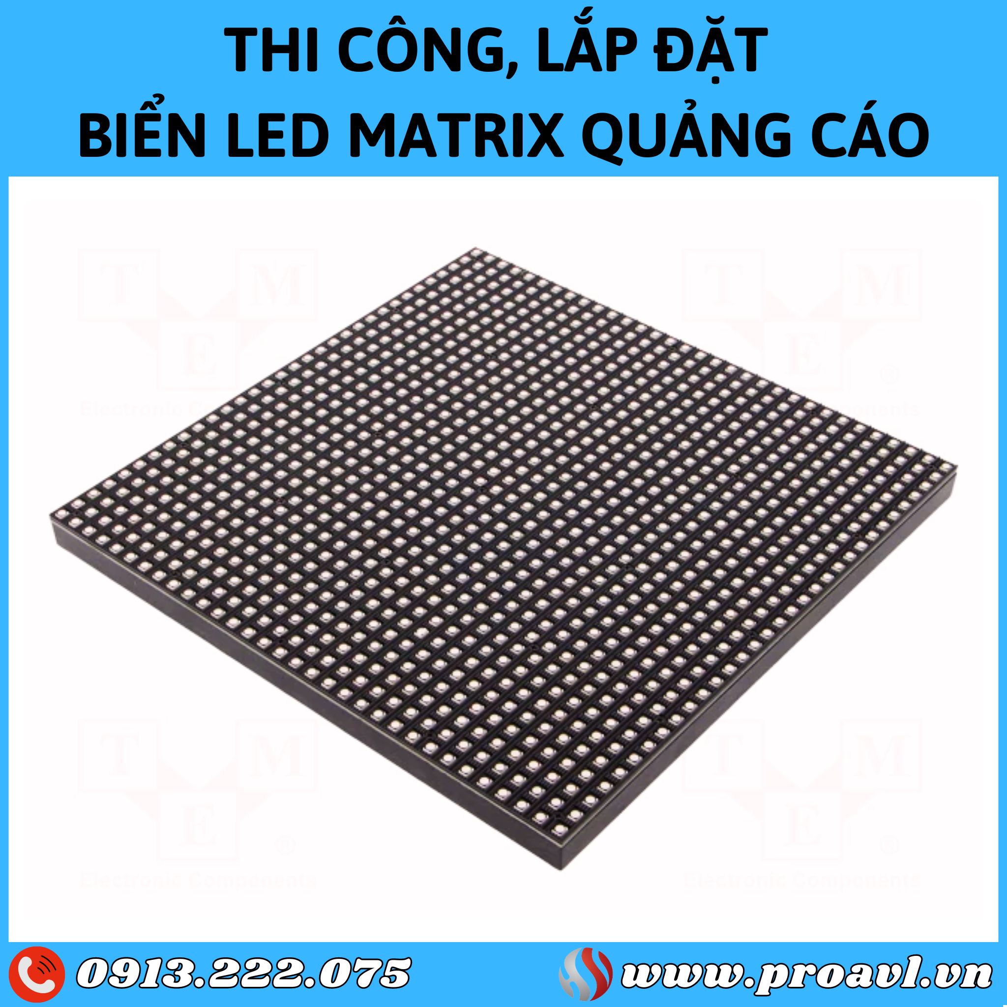 Install LED Matrix advertising signs at good prices and reputation