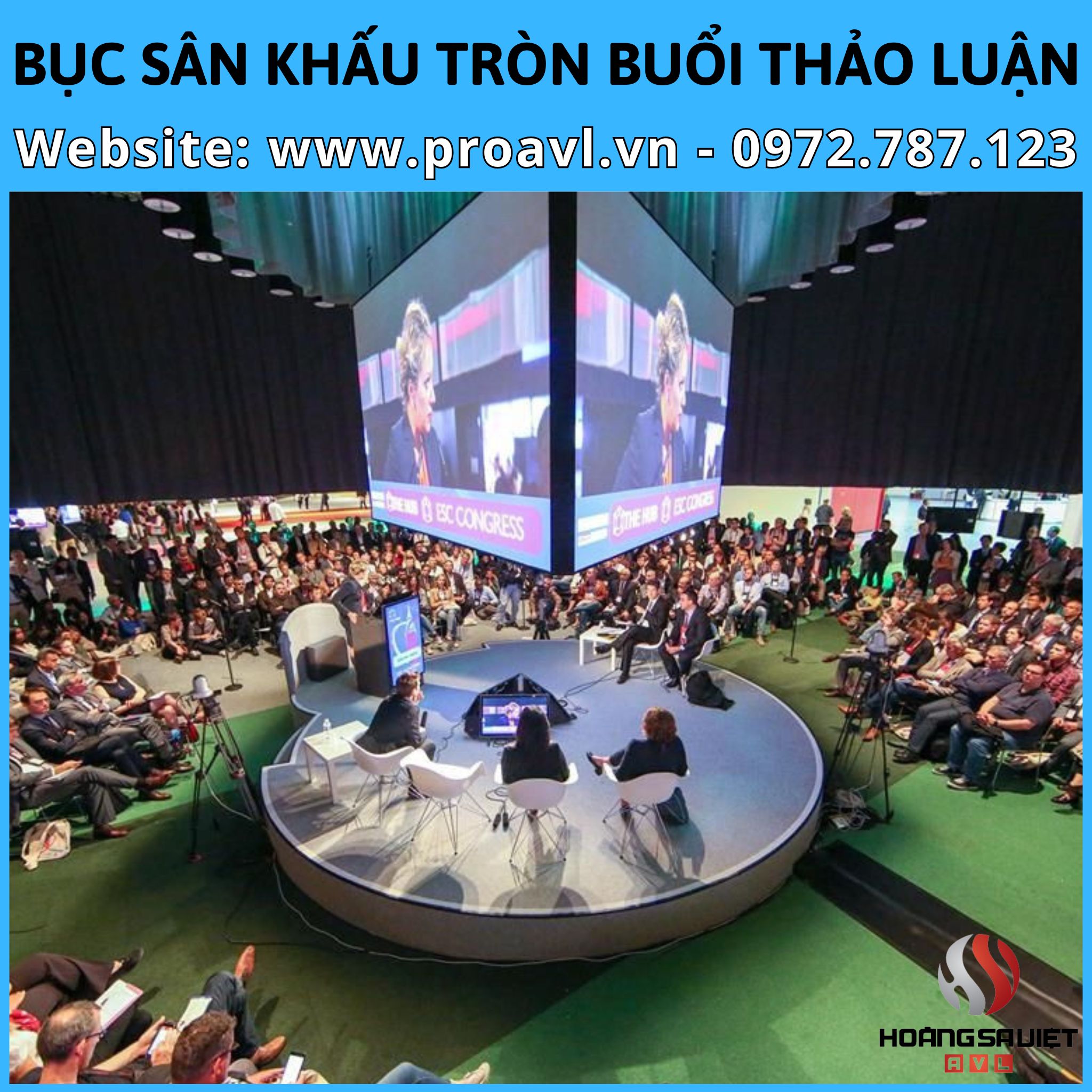 Design and construction of round stage