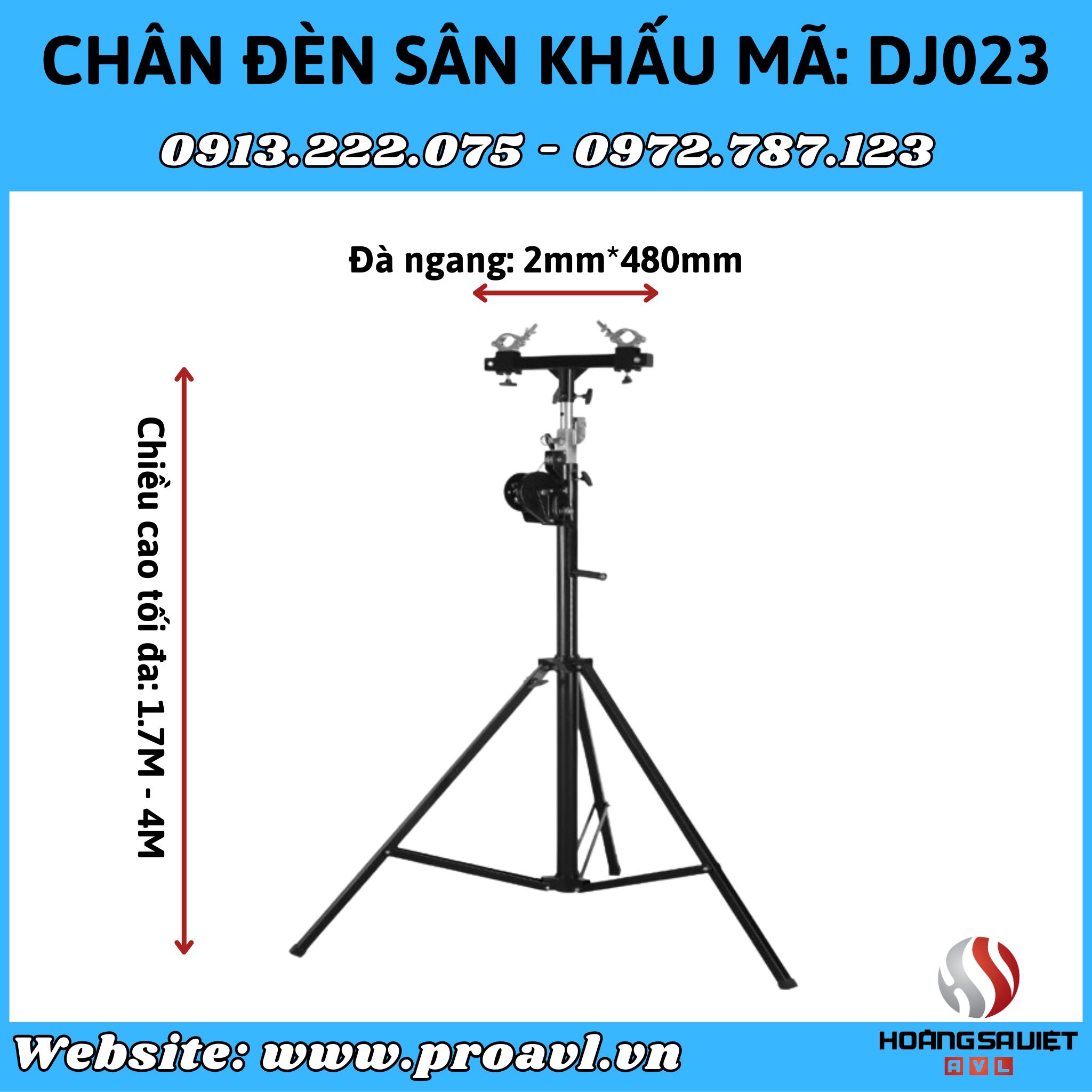 Stage light hanging base code DJ023