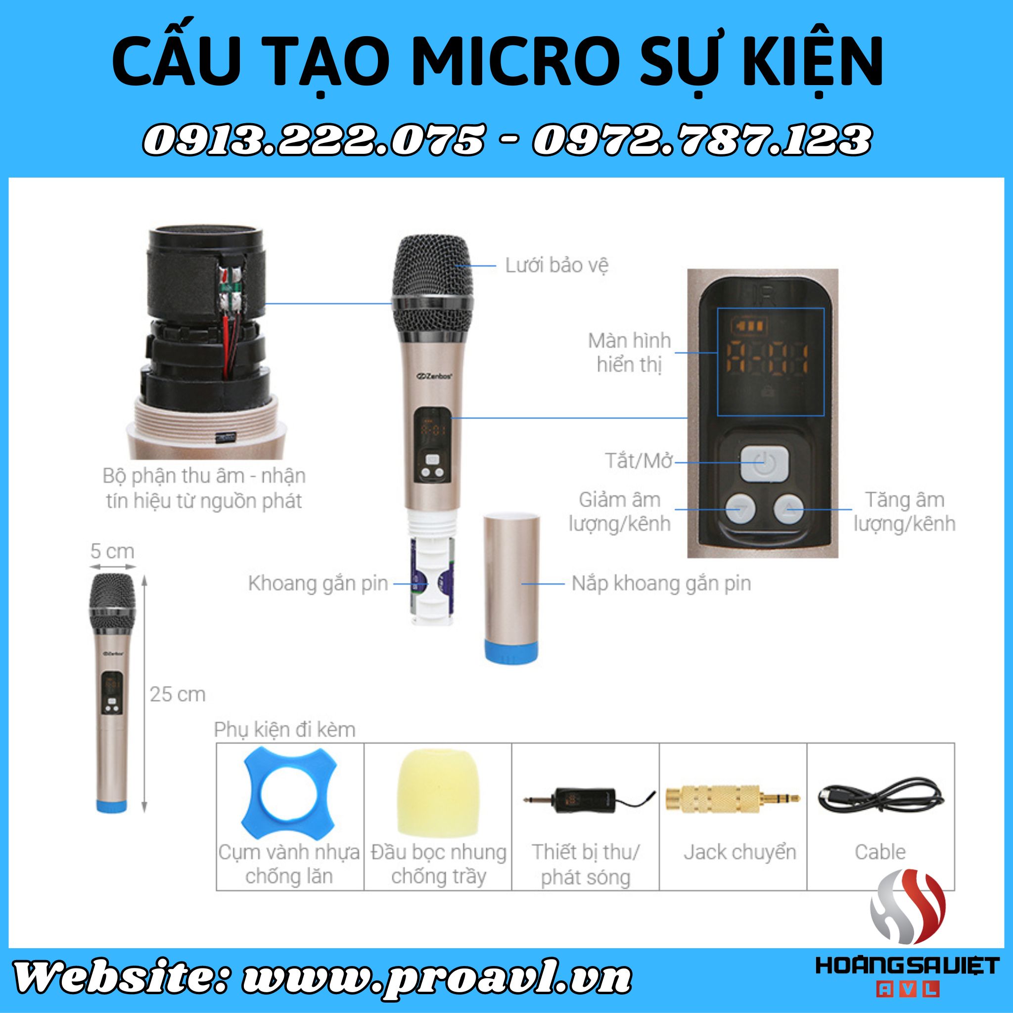 Quality event microphone structure 