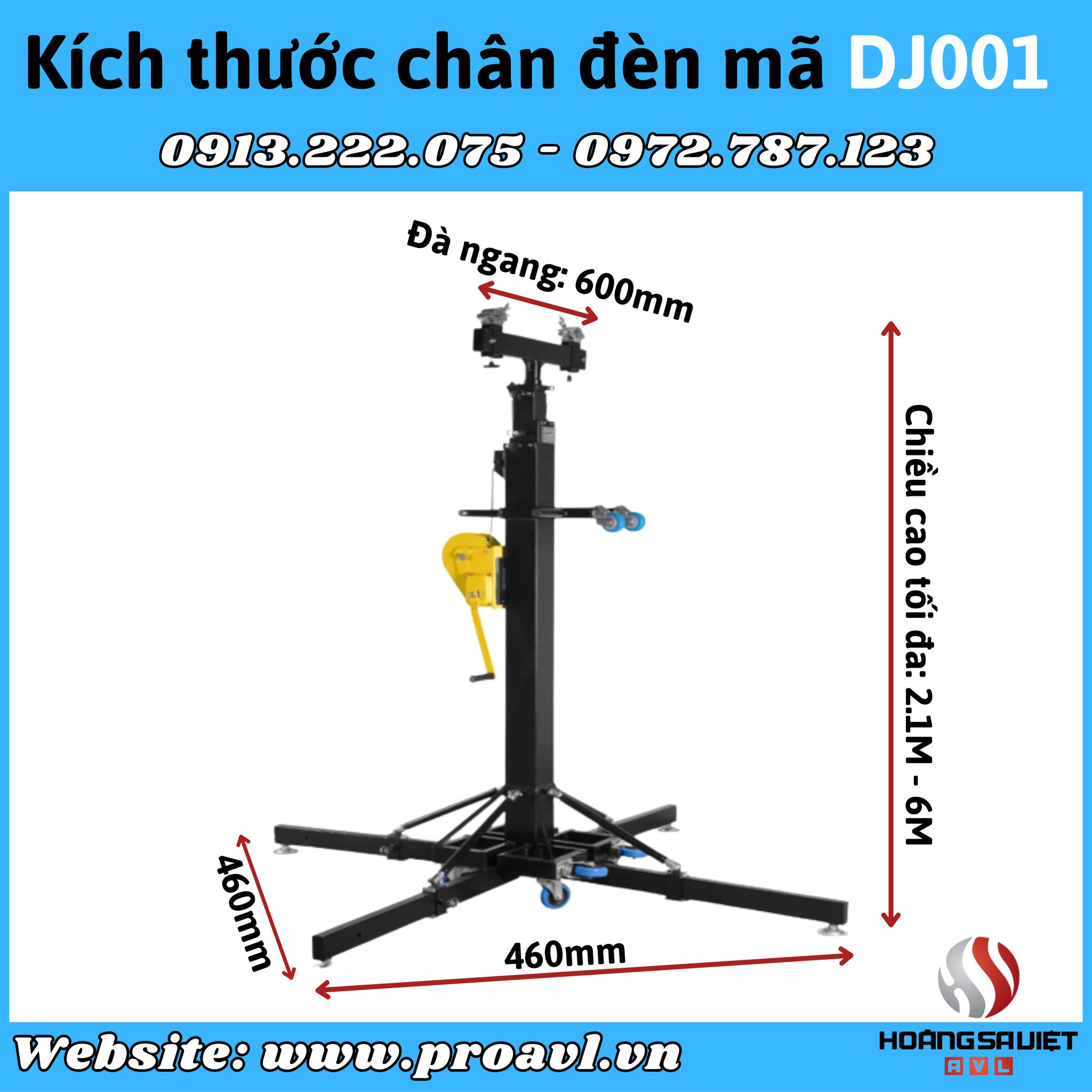 DJ001 stage light stand