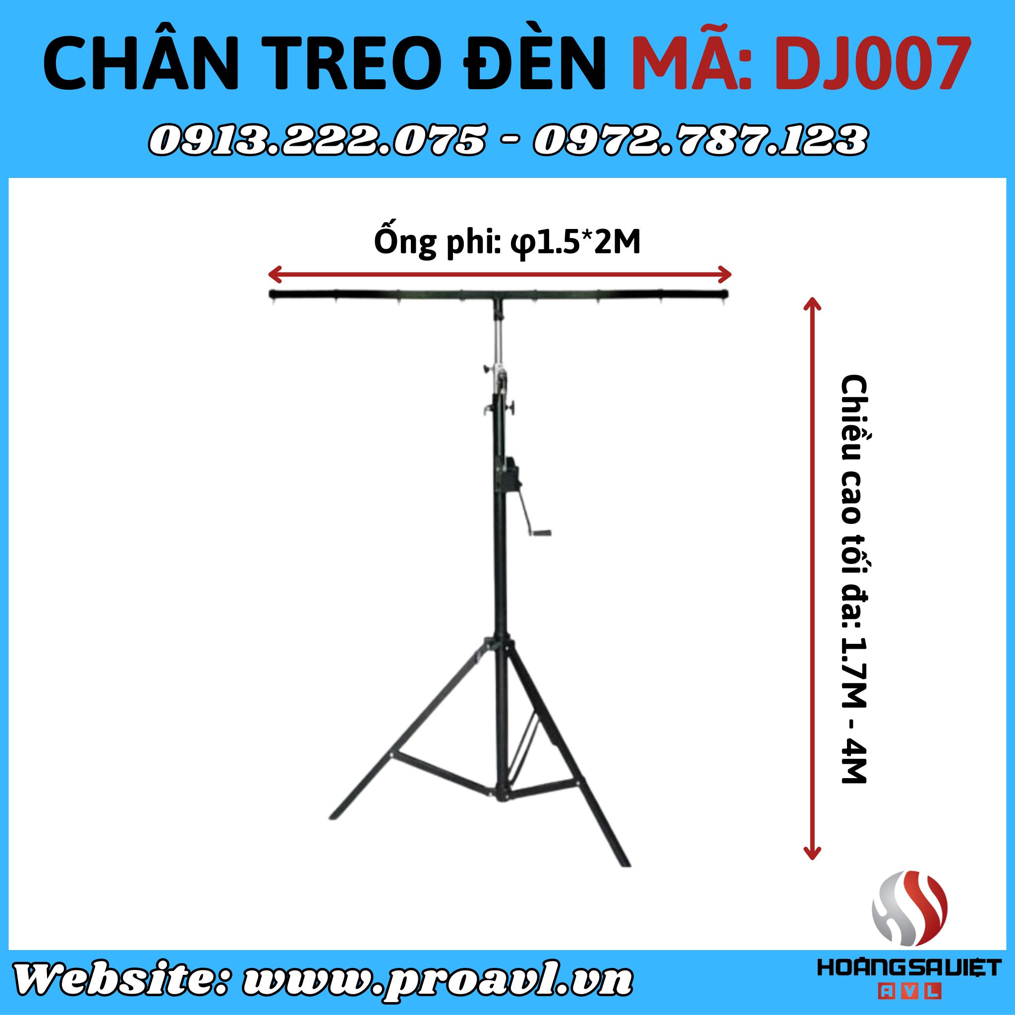 DJ007 stage light stand