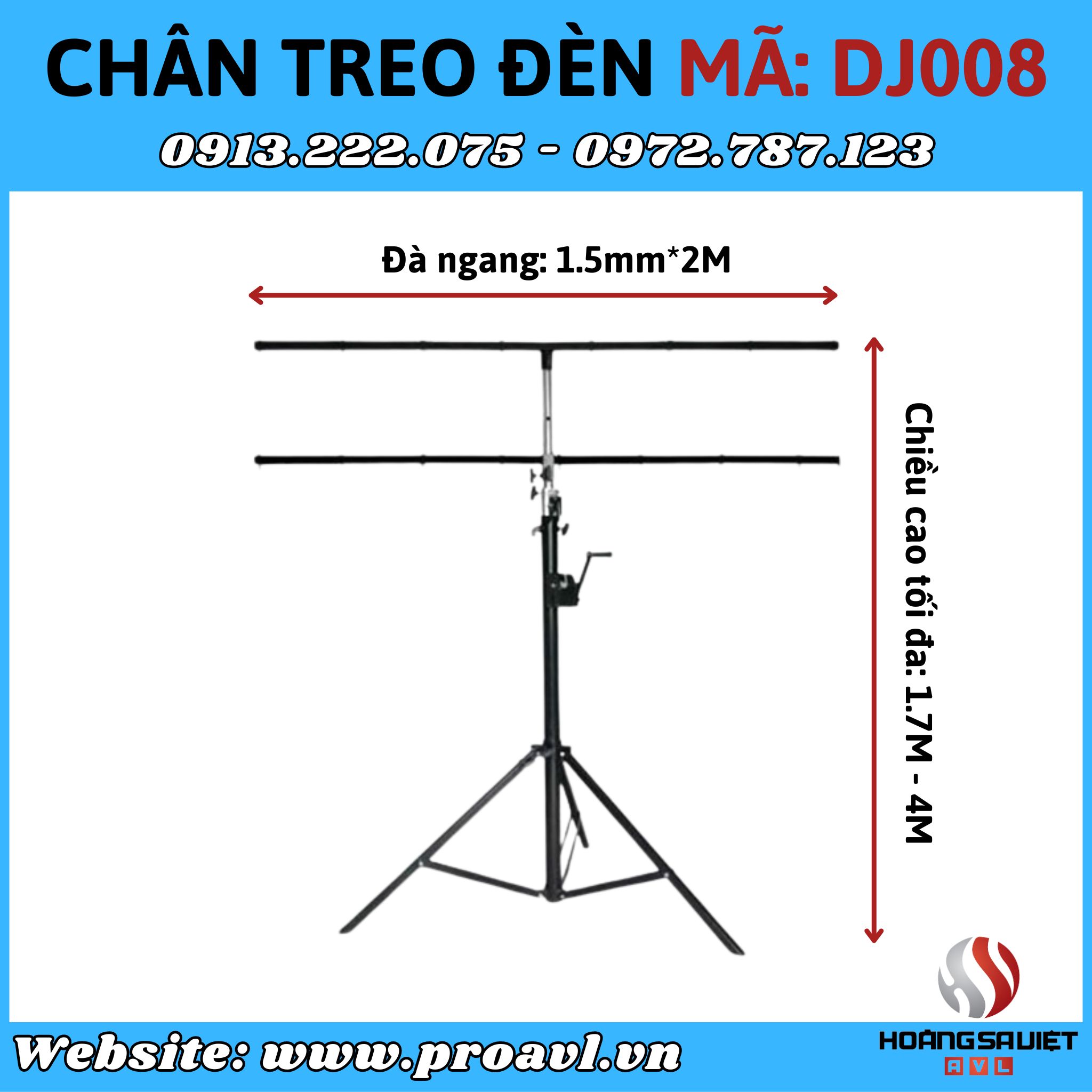 DJ008 stage light stand