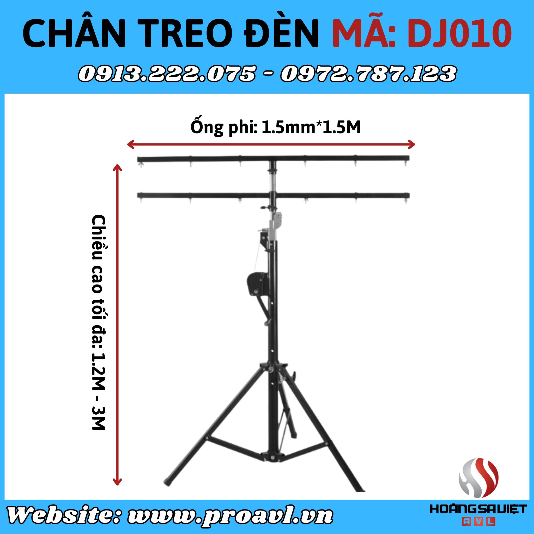 Stage light stand DJ010
