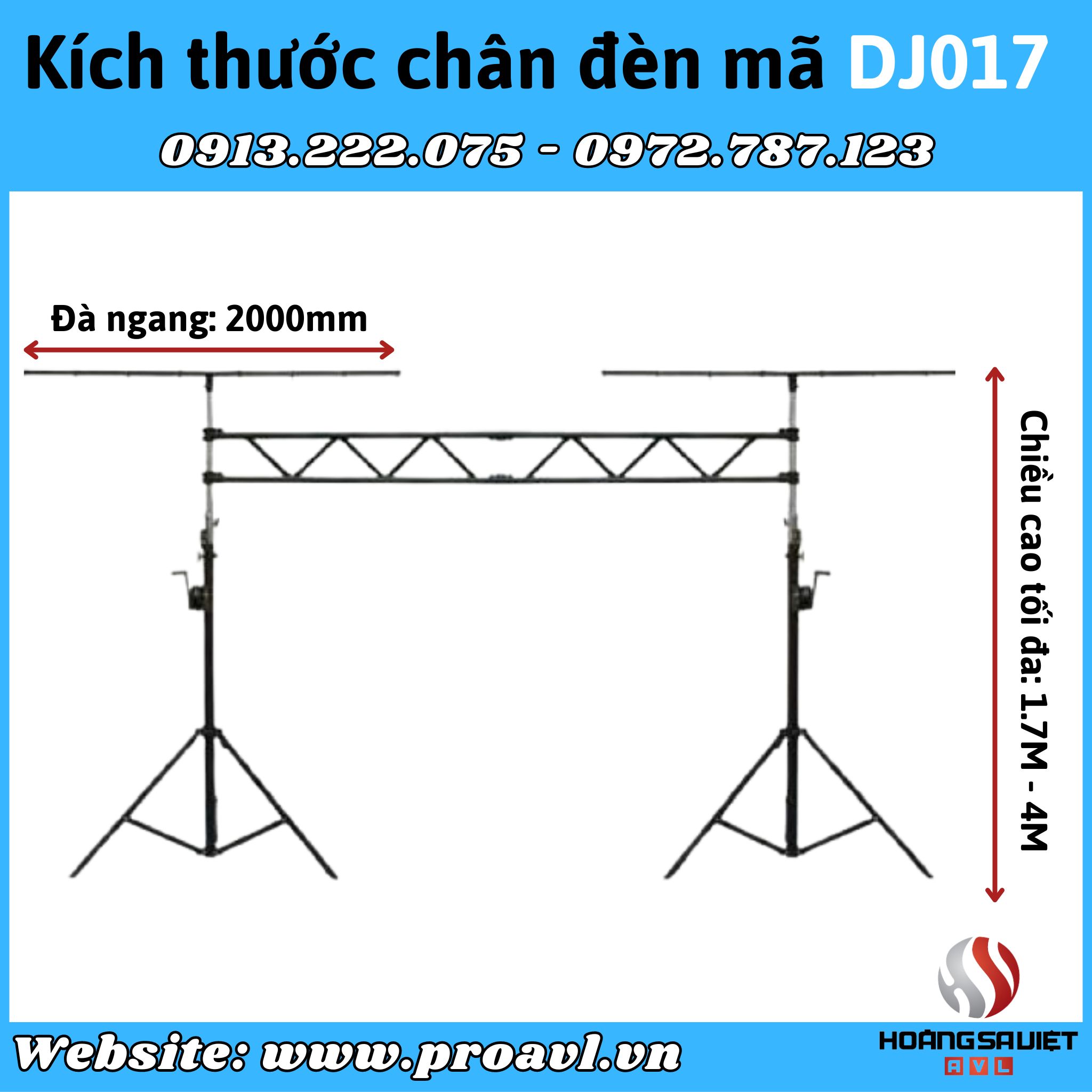 Stage light stand DJ017
