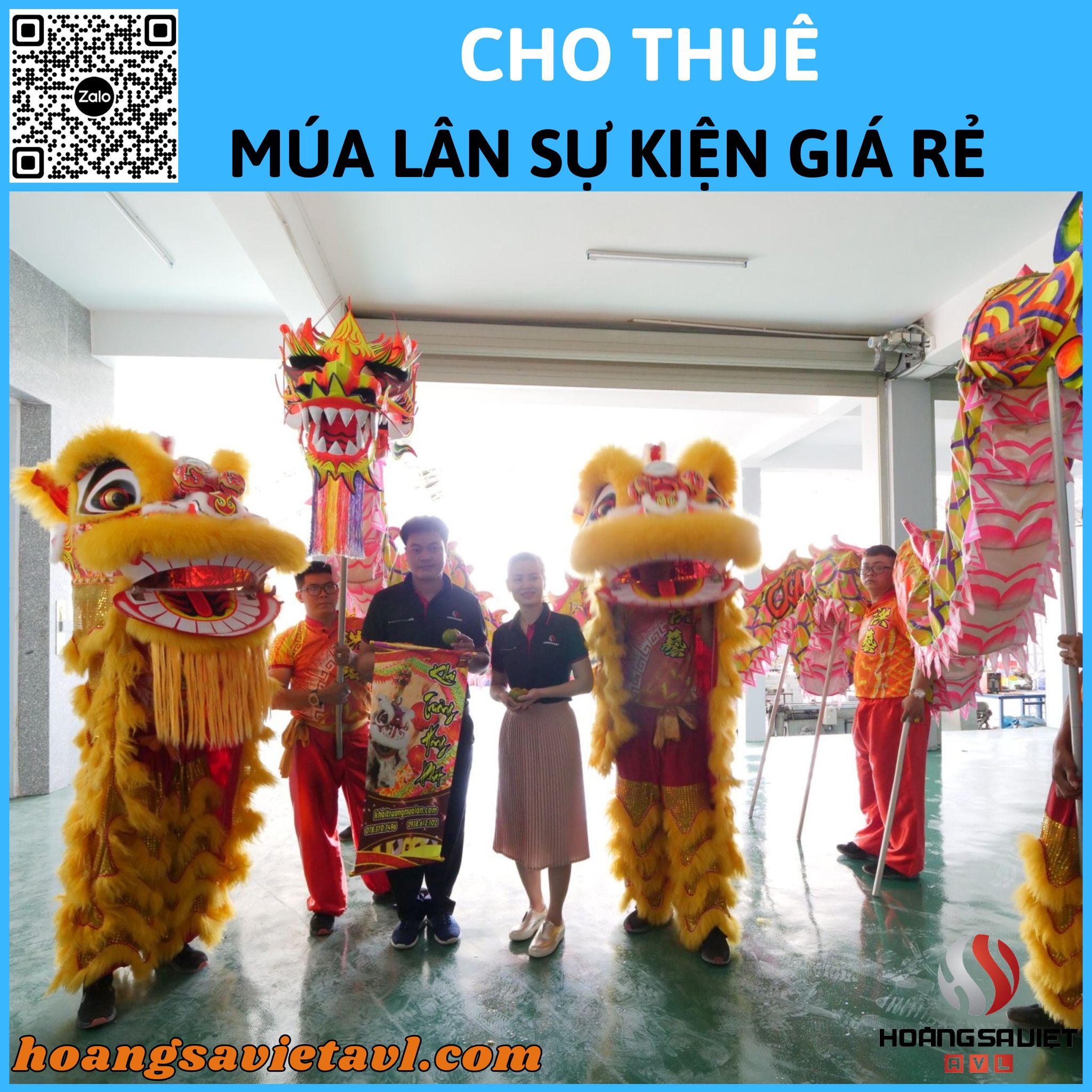 Cheap lion dance rental for events in Hanoi