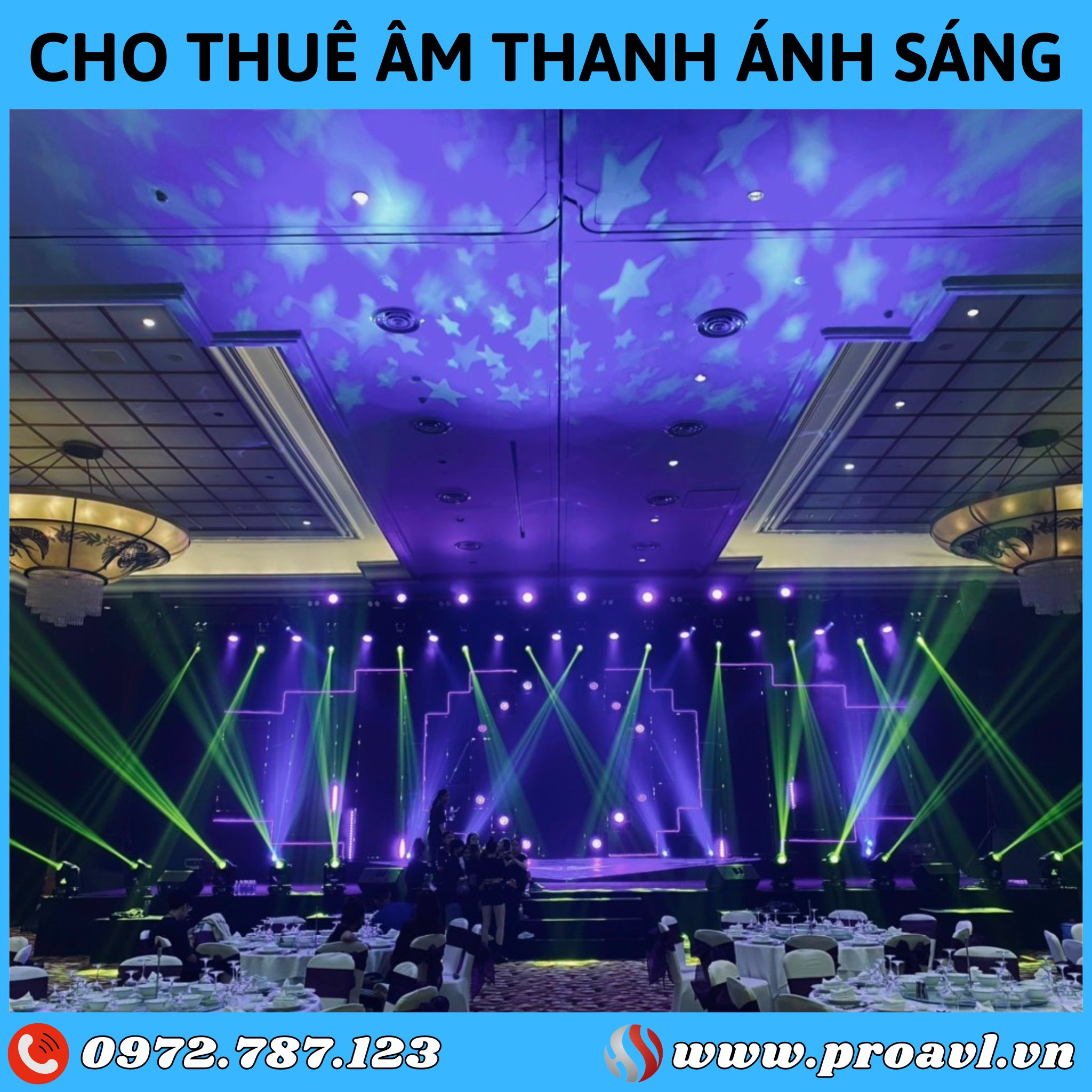 cheap event sound and light rental in hanoi