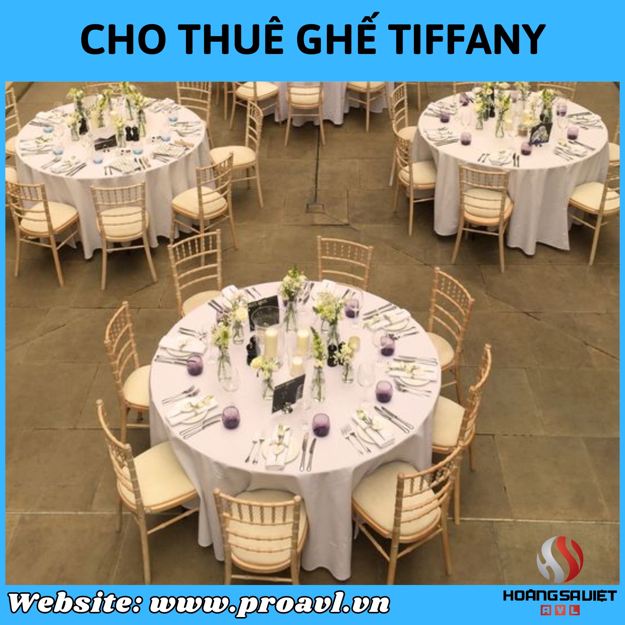 Quality Chiavari Chair Rental in Hanoi