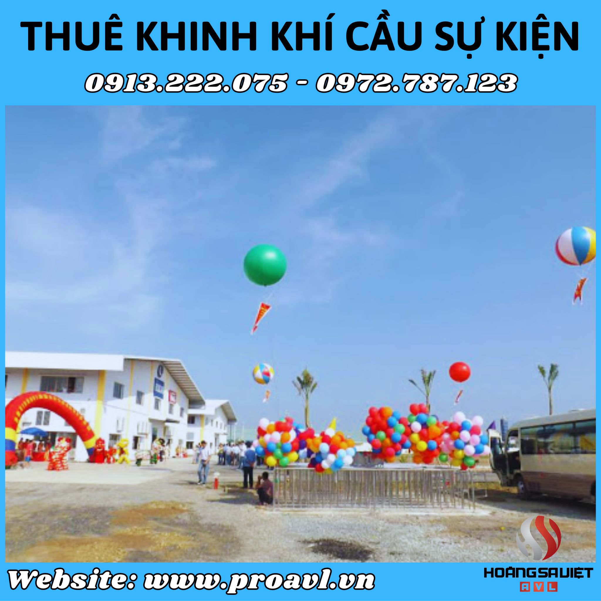 Advertising hot air balloon rental at HSV ProAVL