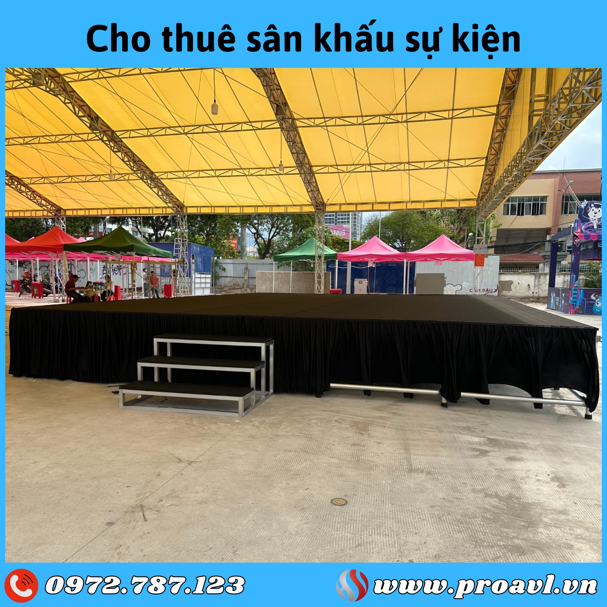 Event stage podium rental