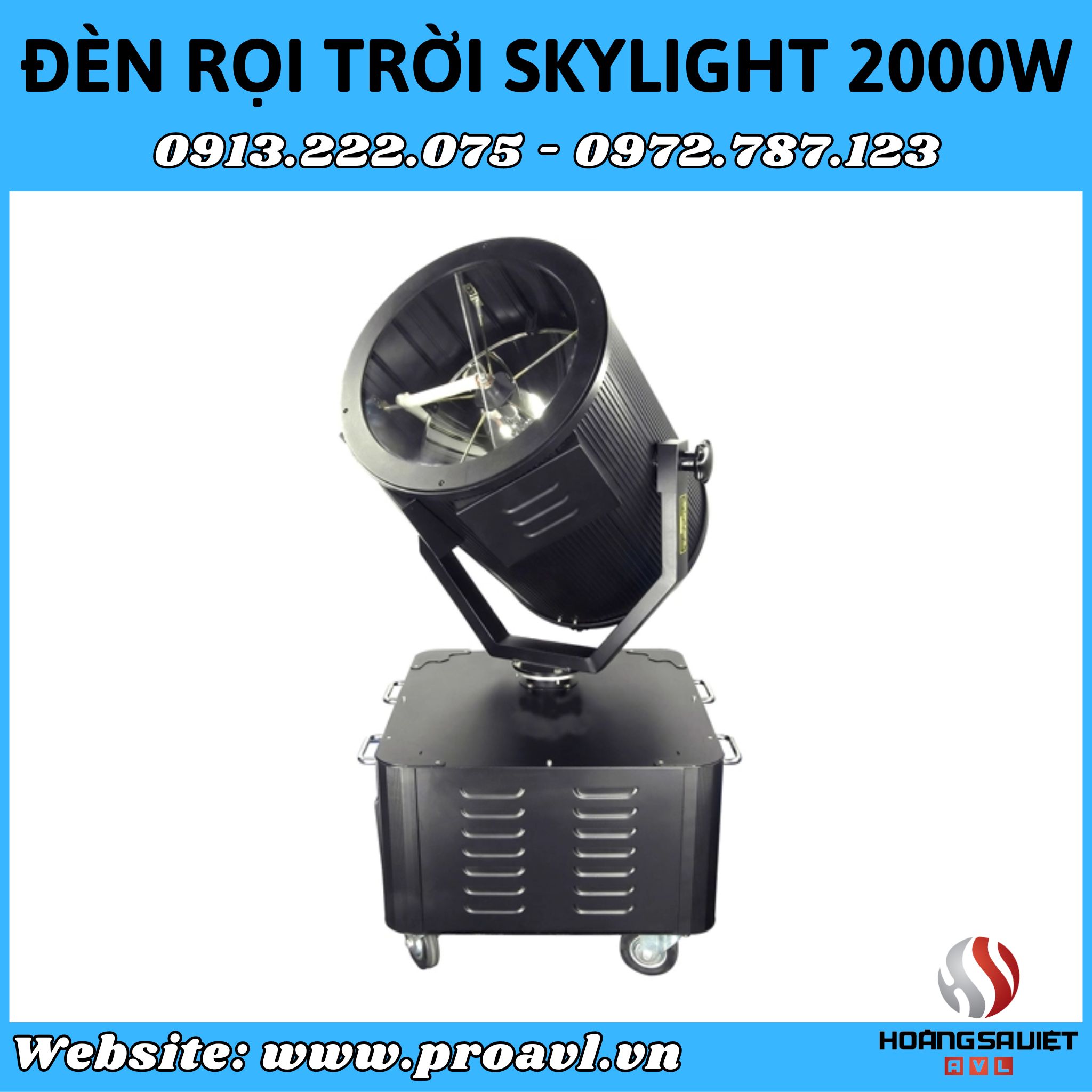 Skylight rental 2000w