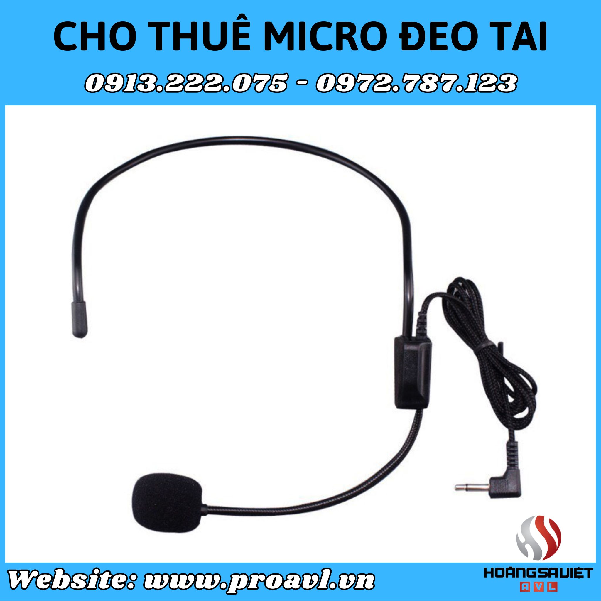 Wired ear microphone rental