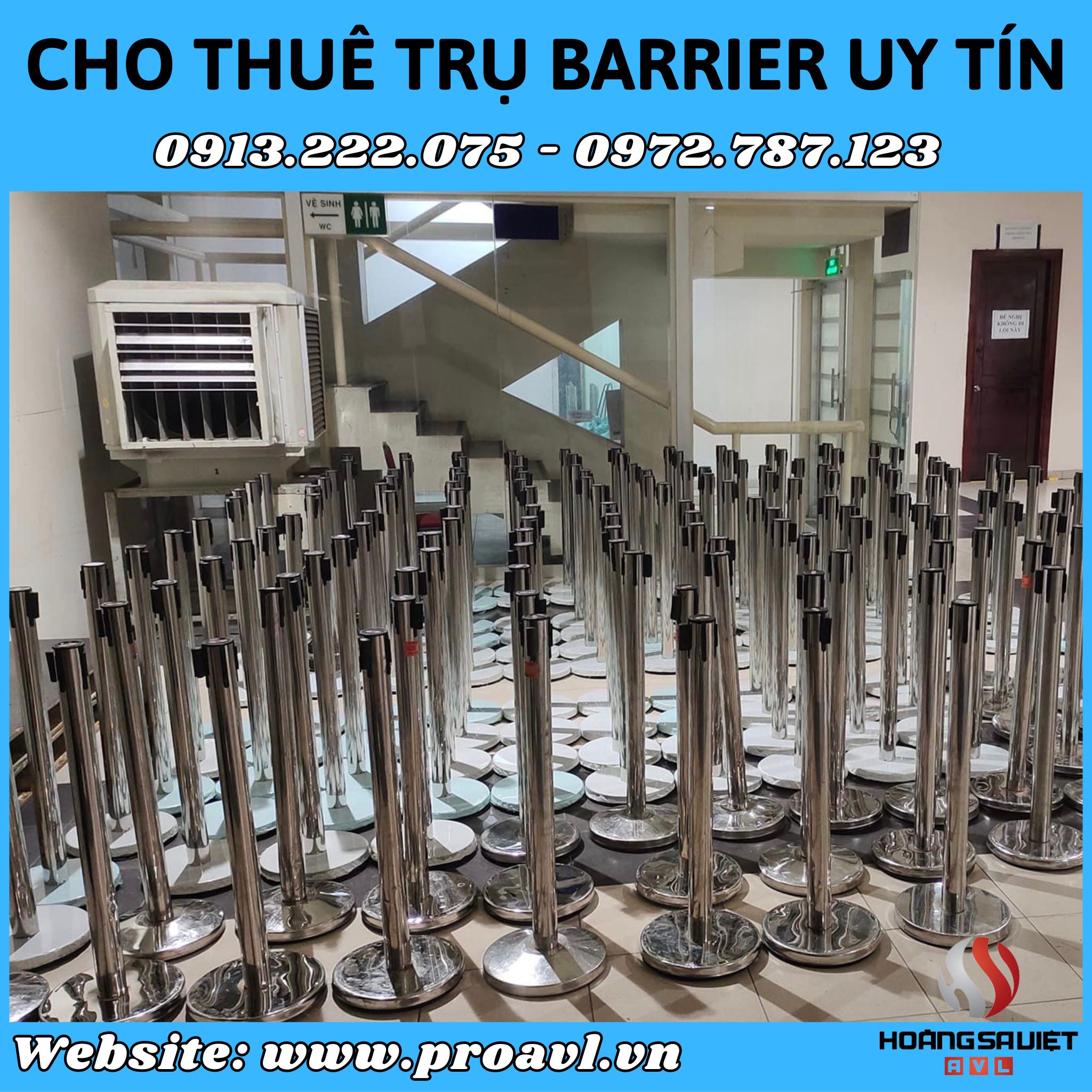 Renting reputable barrier posts