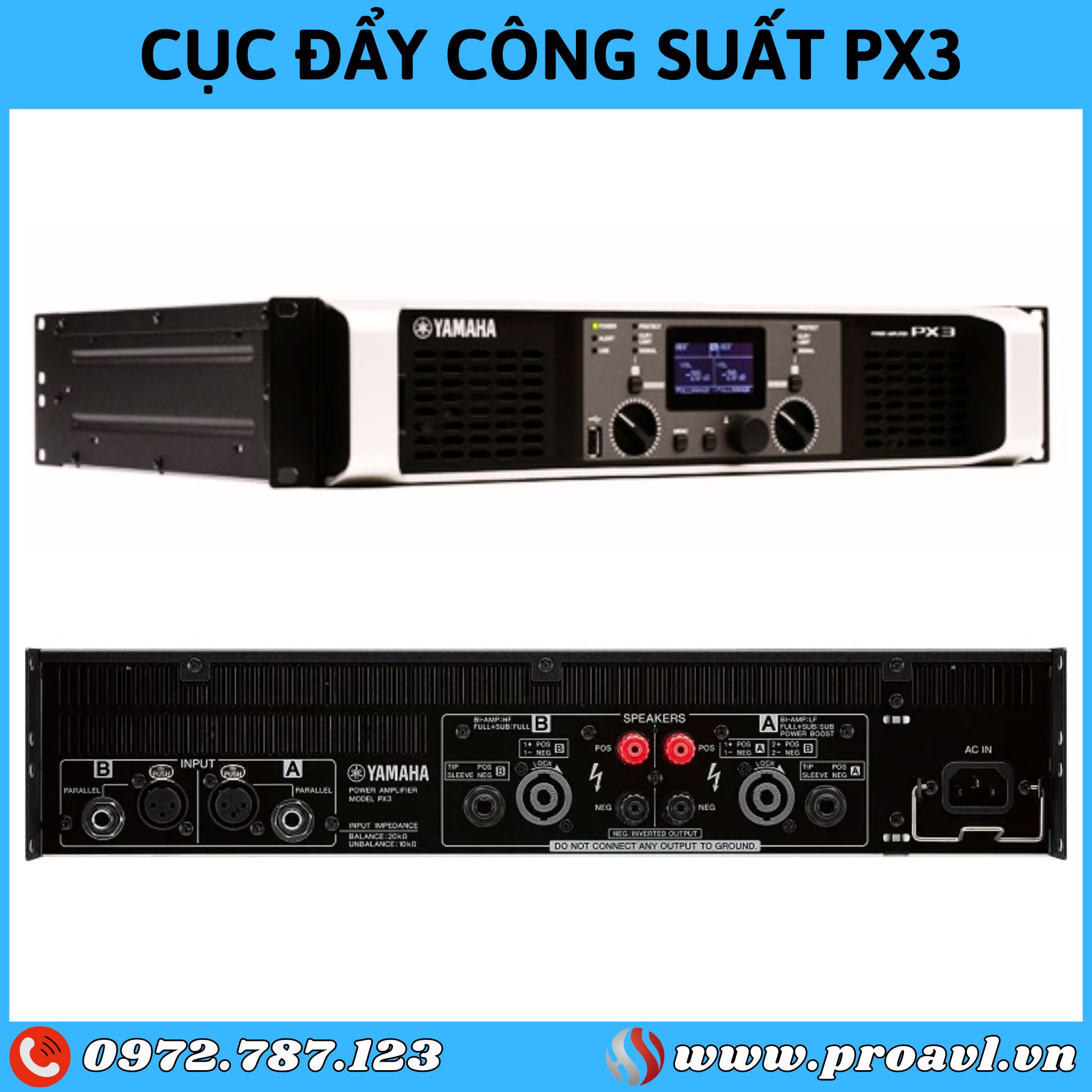 Yamaha PX3 power amplifier