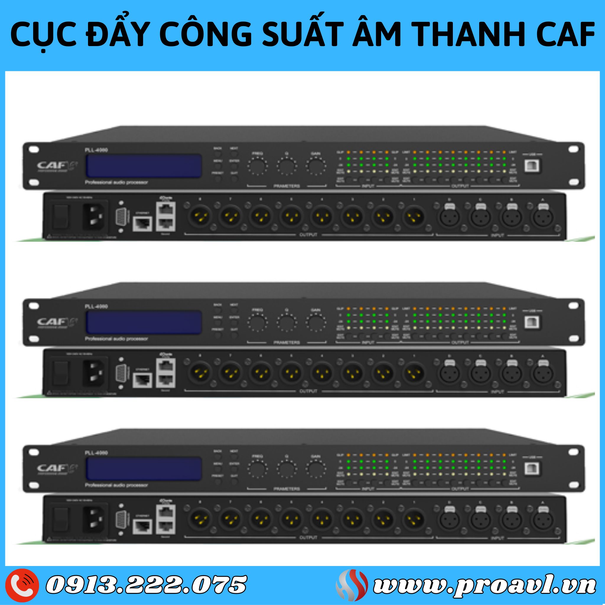 Cục đẩy công suất âm thanh CAF