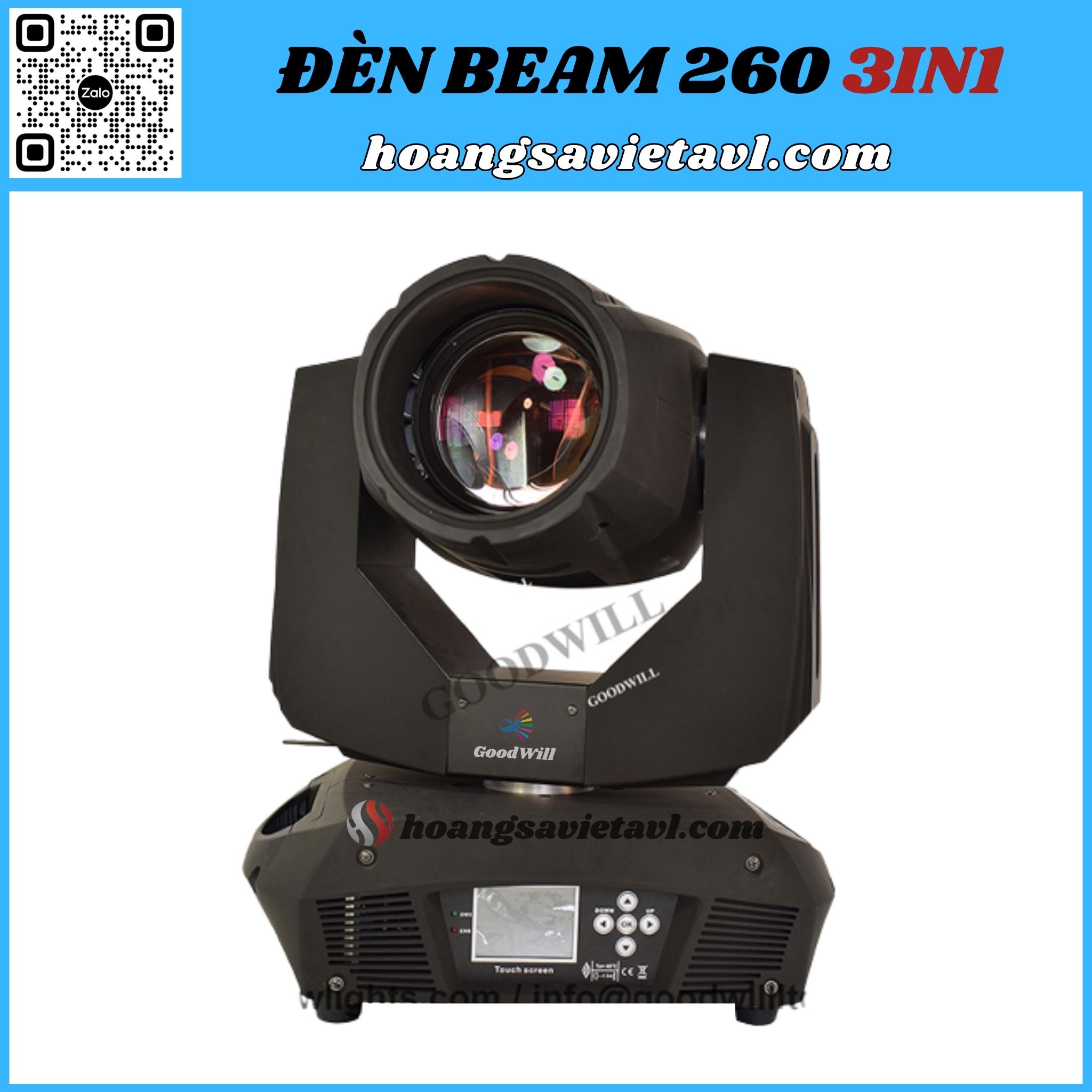 Đèn Sân Khấu Beam 260 3IN1