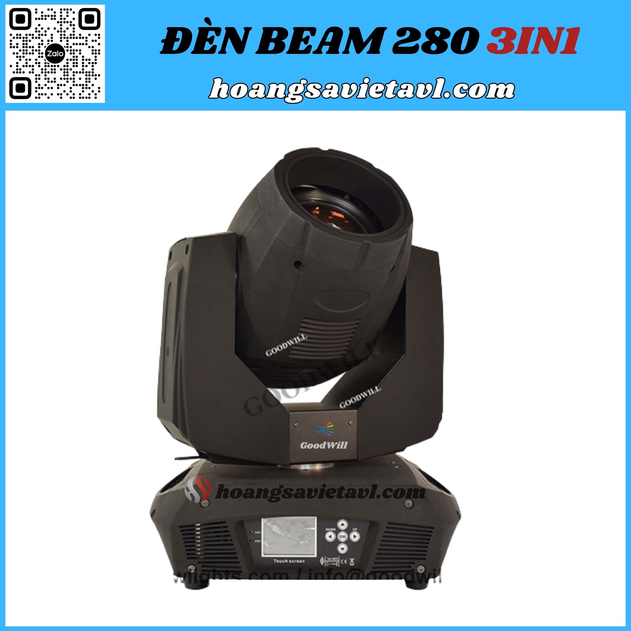 Đèn Sân Khấu Beam 280 3IN1
