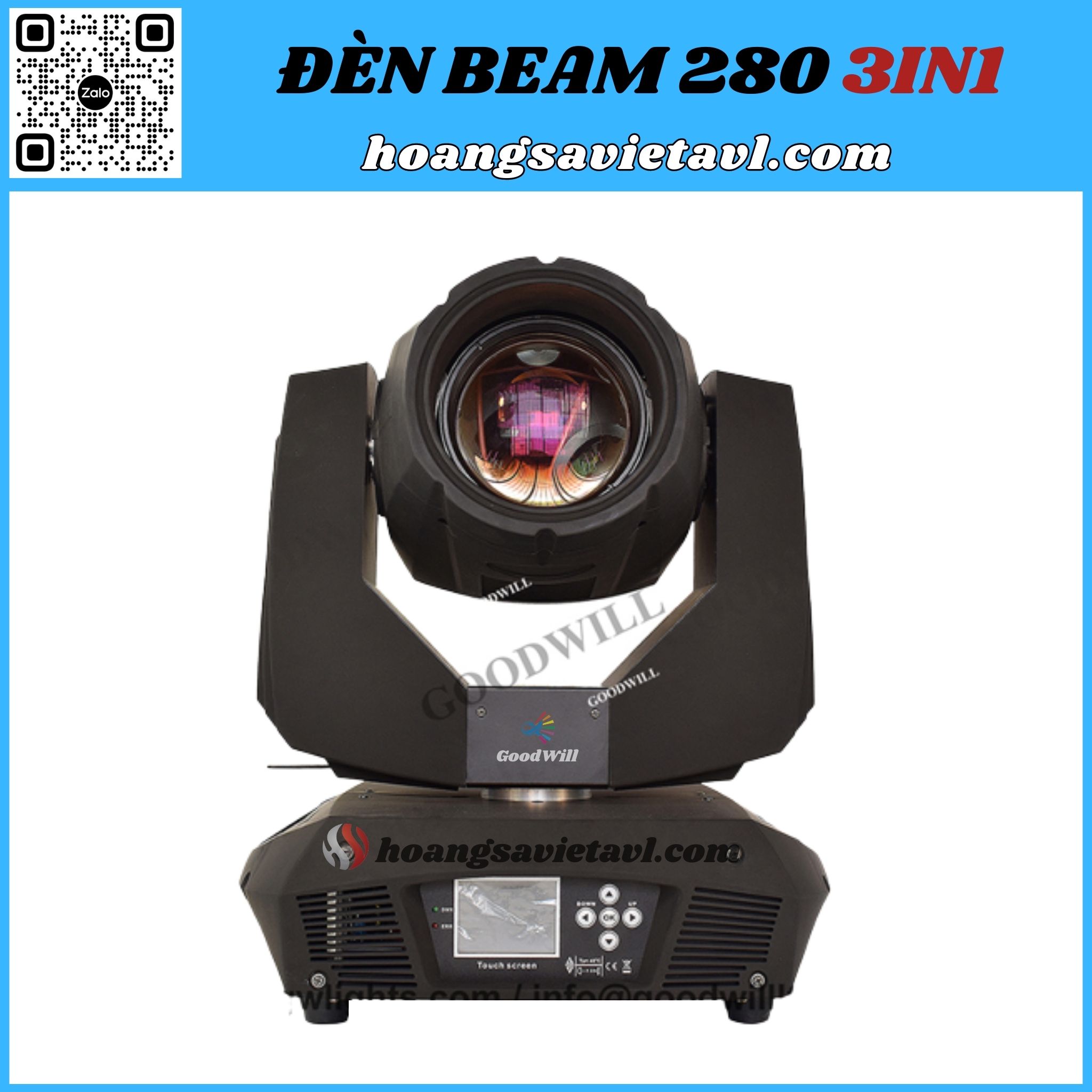 Đèn Sân Khấu Beam 280 3IN1