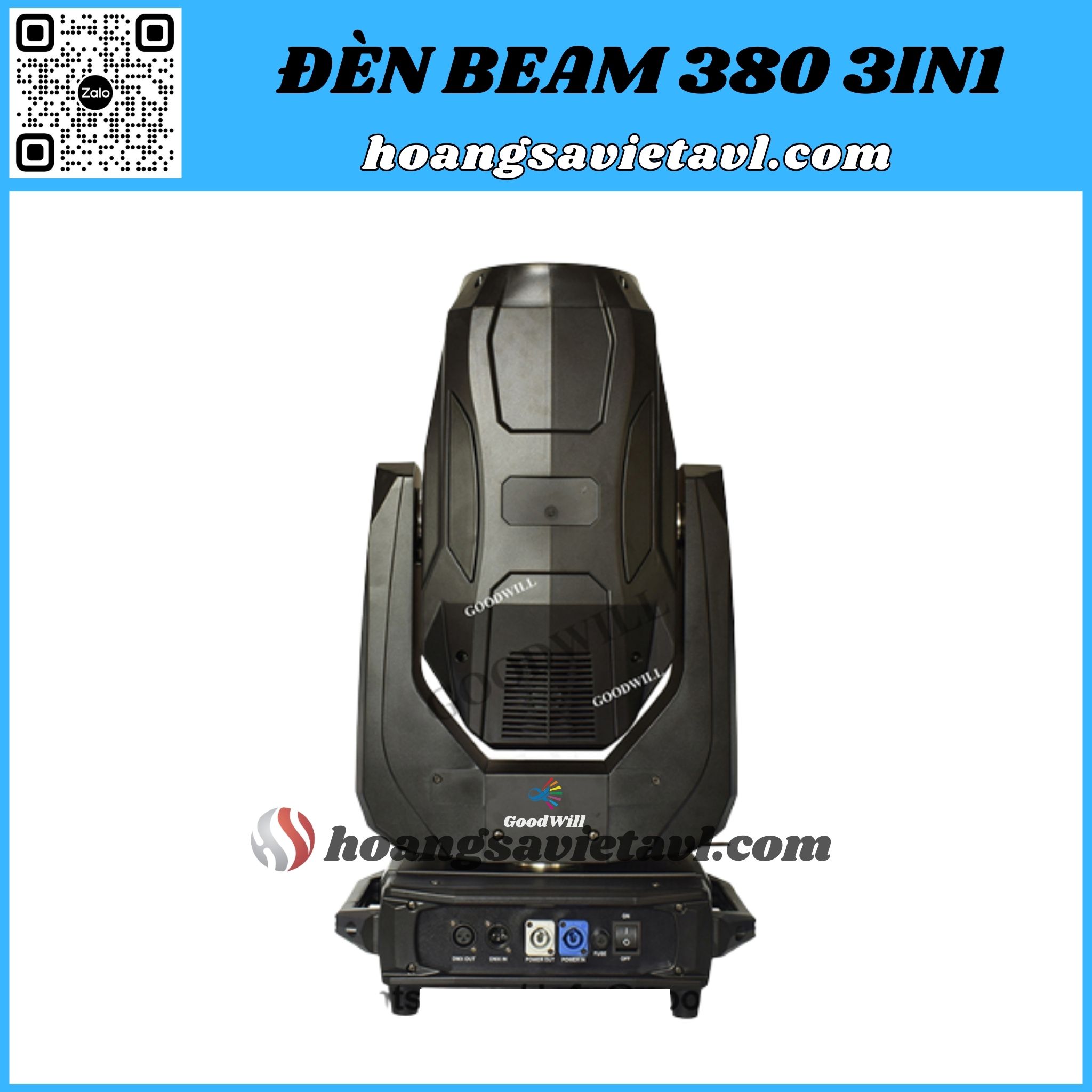 Đèn Sân Khấu Beam 380 3IN1