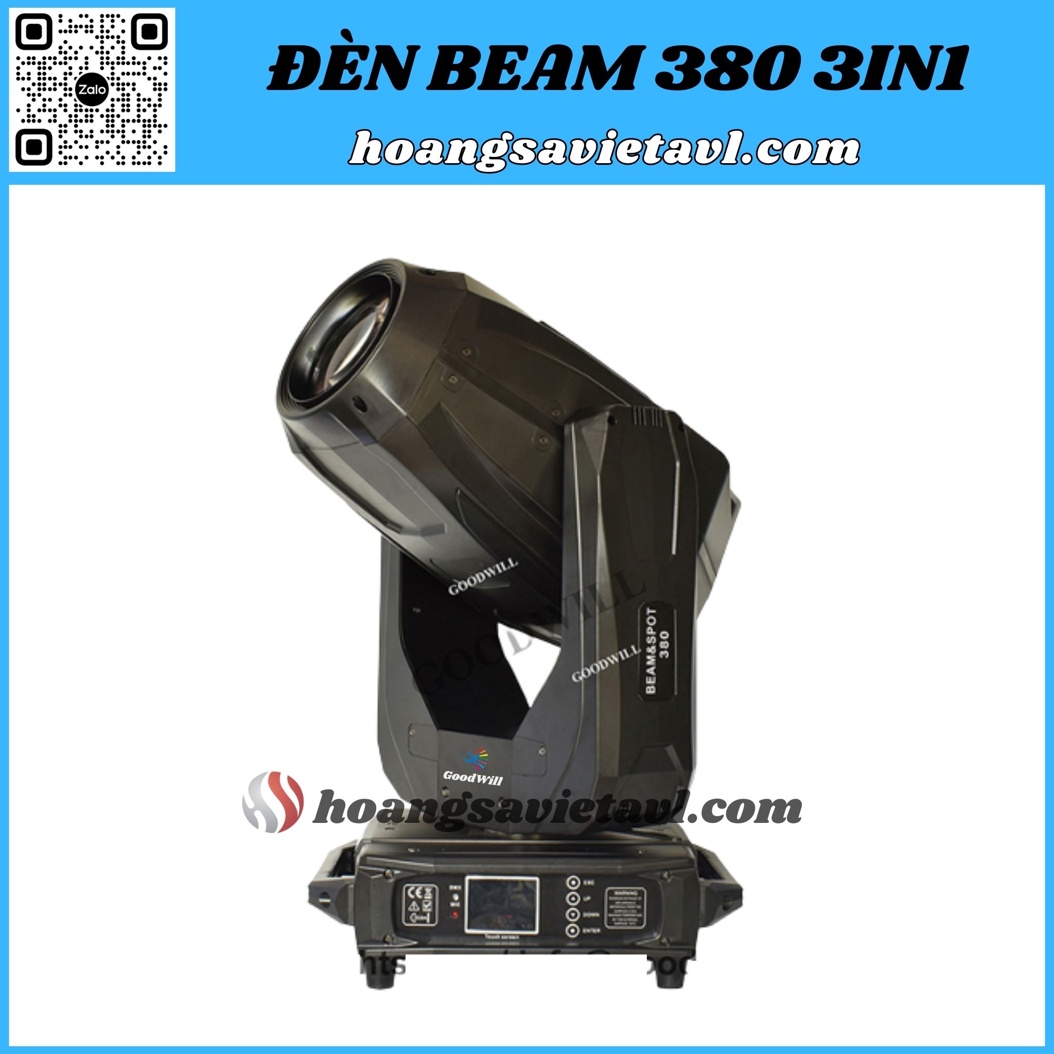 Đèn Sân Khấu Beam 380 3IN1