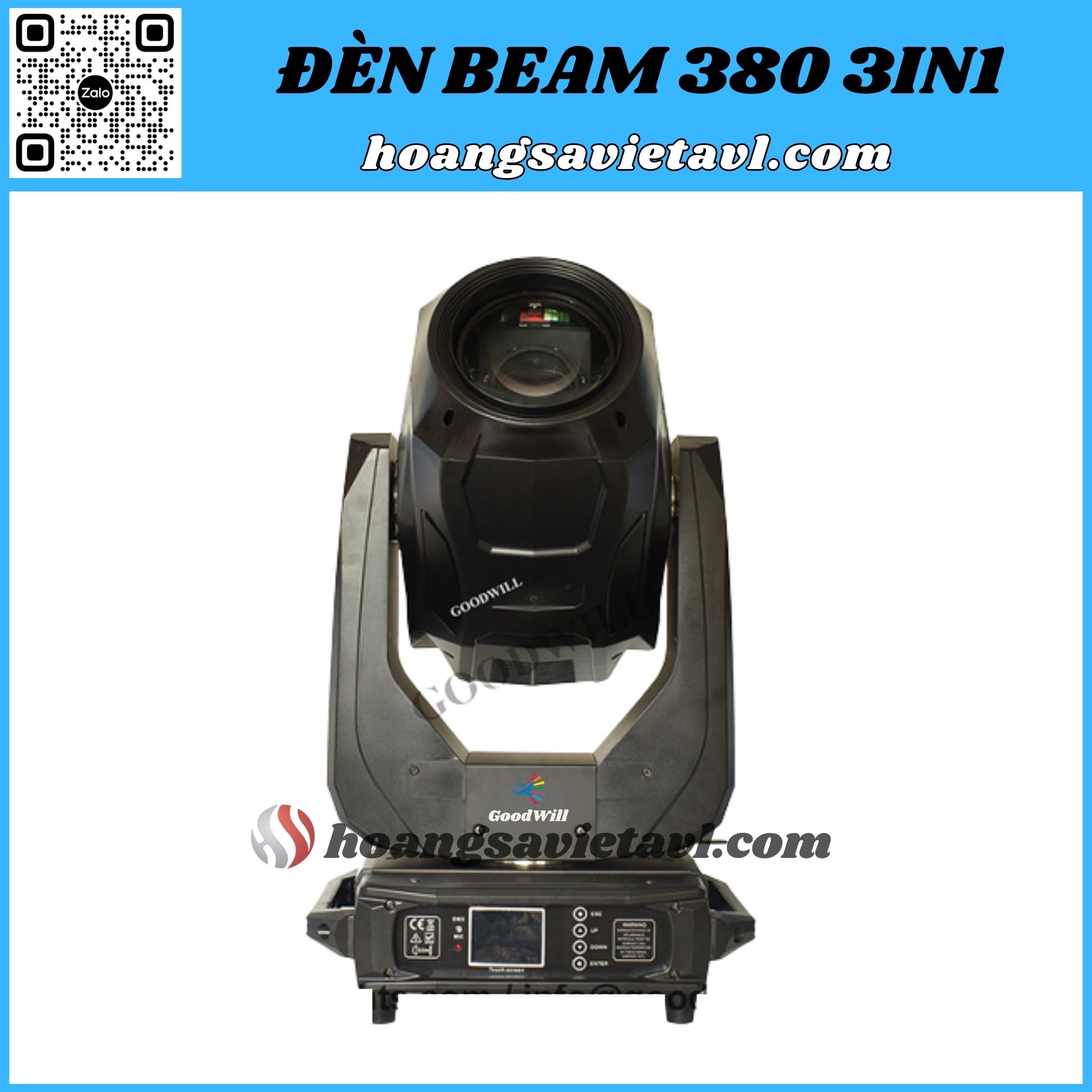 Đèn Sân Khấu Beam 380 3IN1