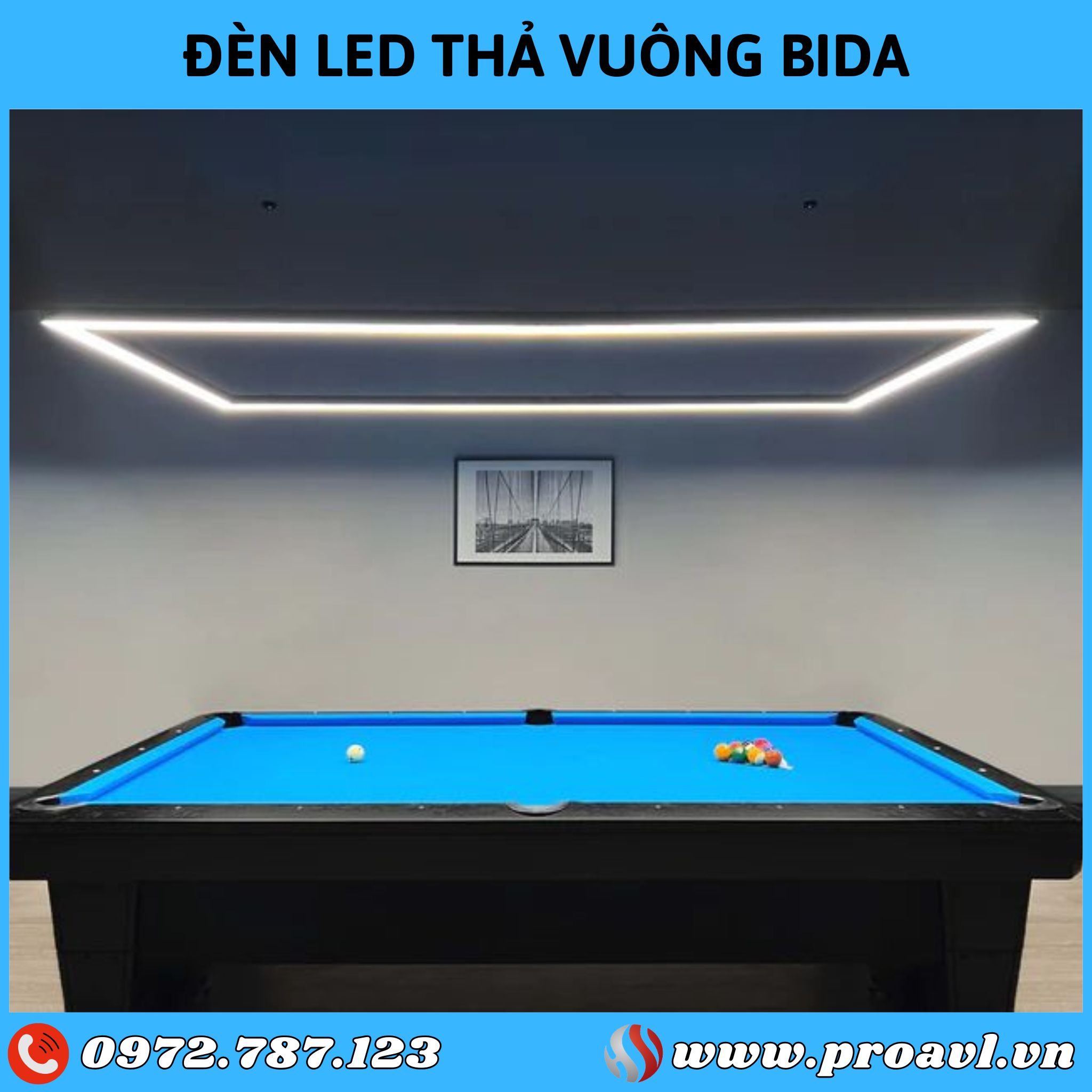 Billiard table LED lights