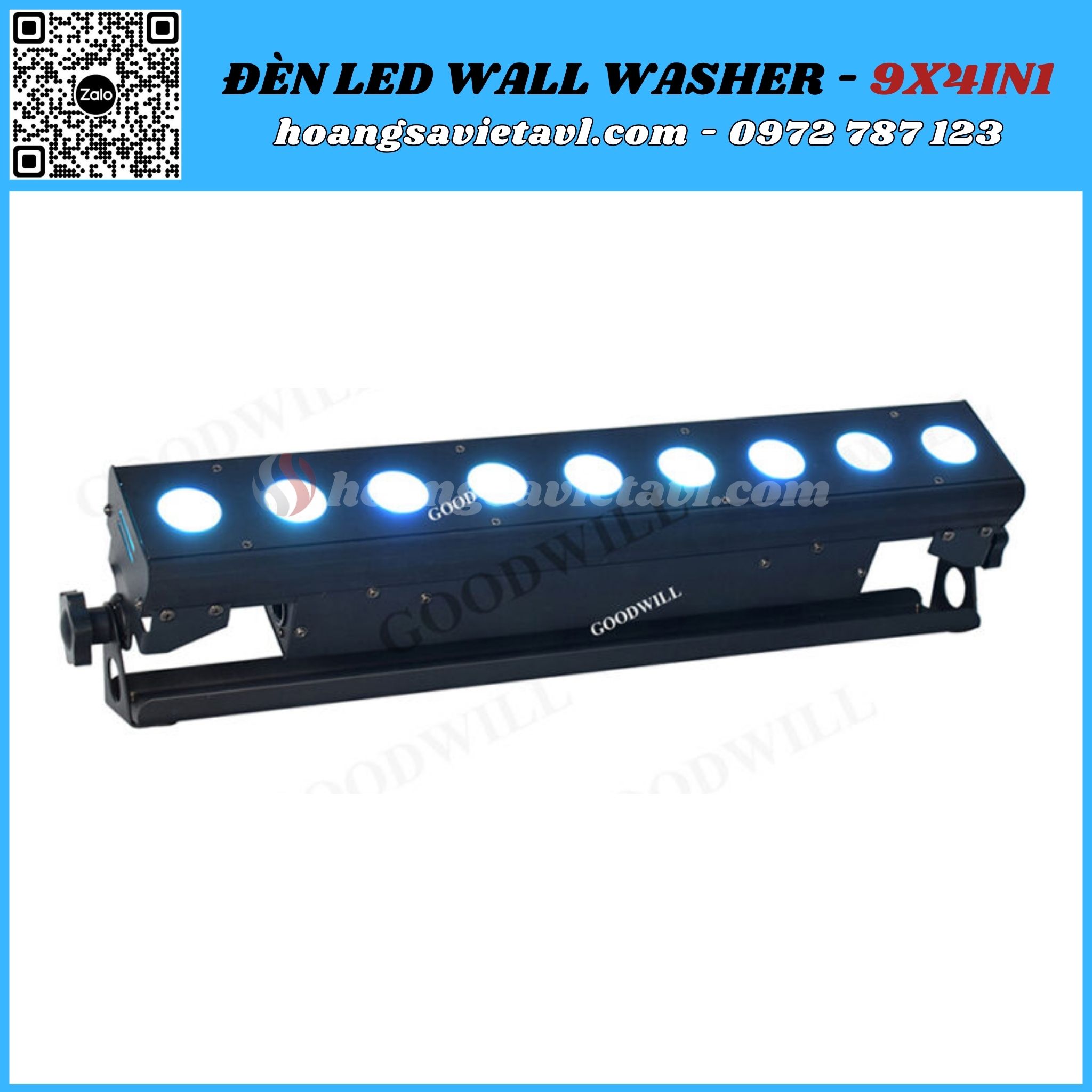 Đèn Sân Khấu Led Wall Washer 9X4IN1 GoodWill