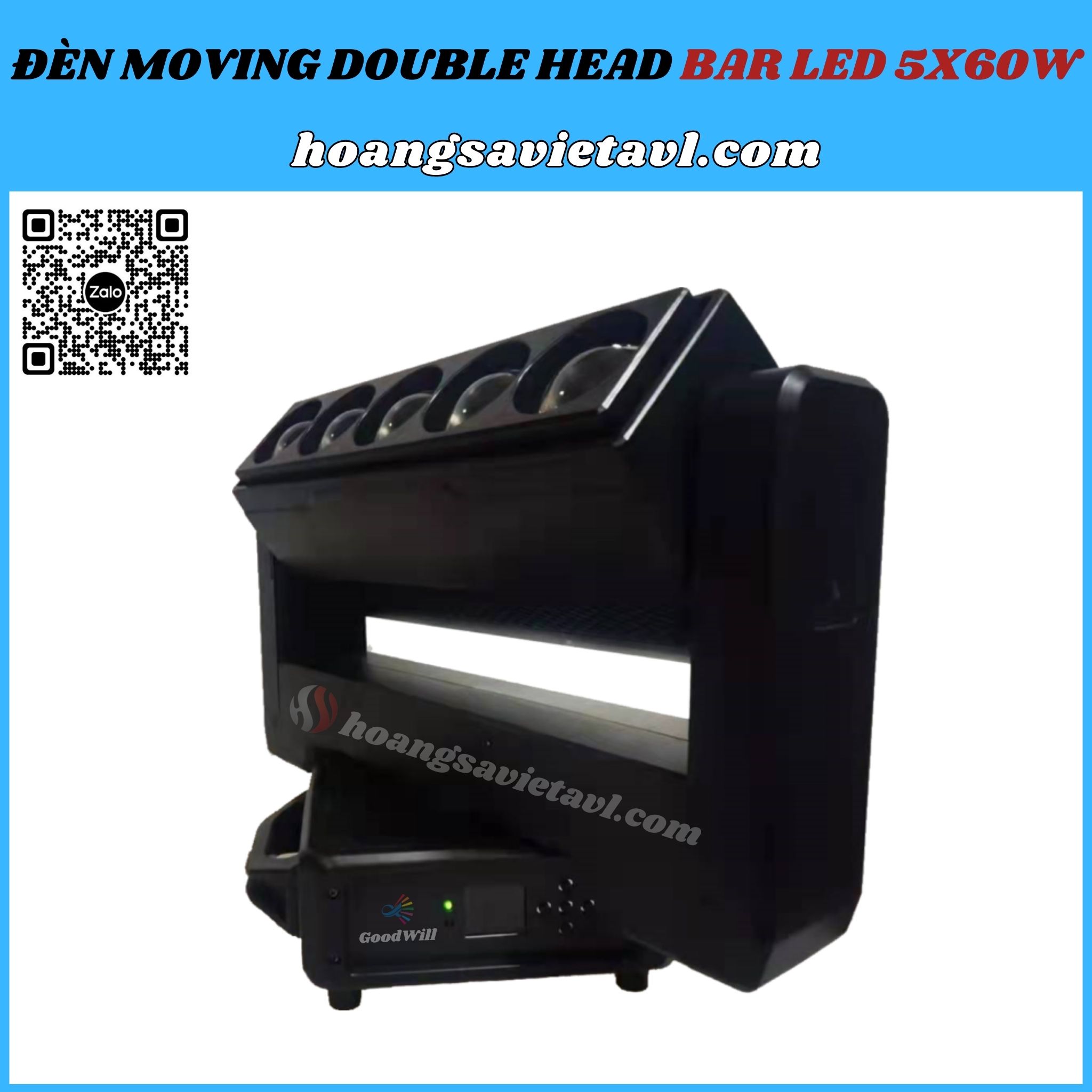Đèn Moving Double Head Bar LED 5x60W GoodWill