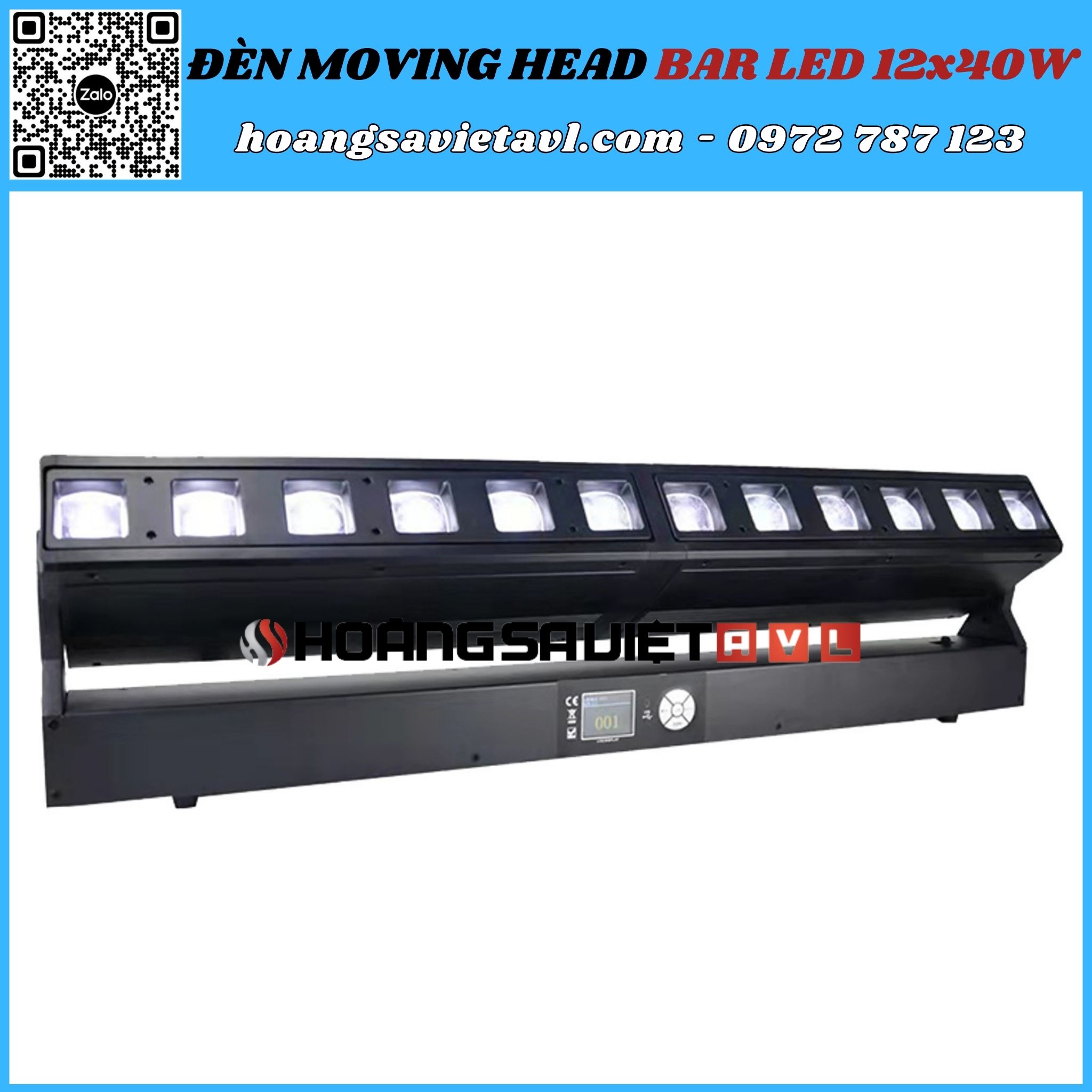 Moving Head Bar LED stage light 12x40W