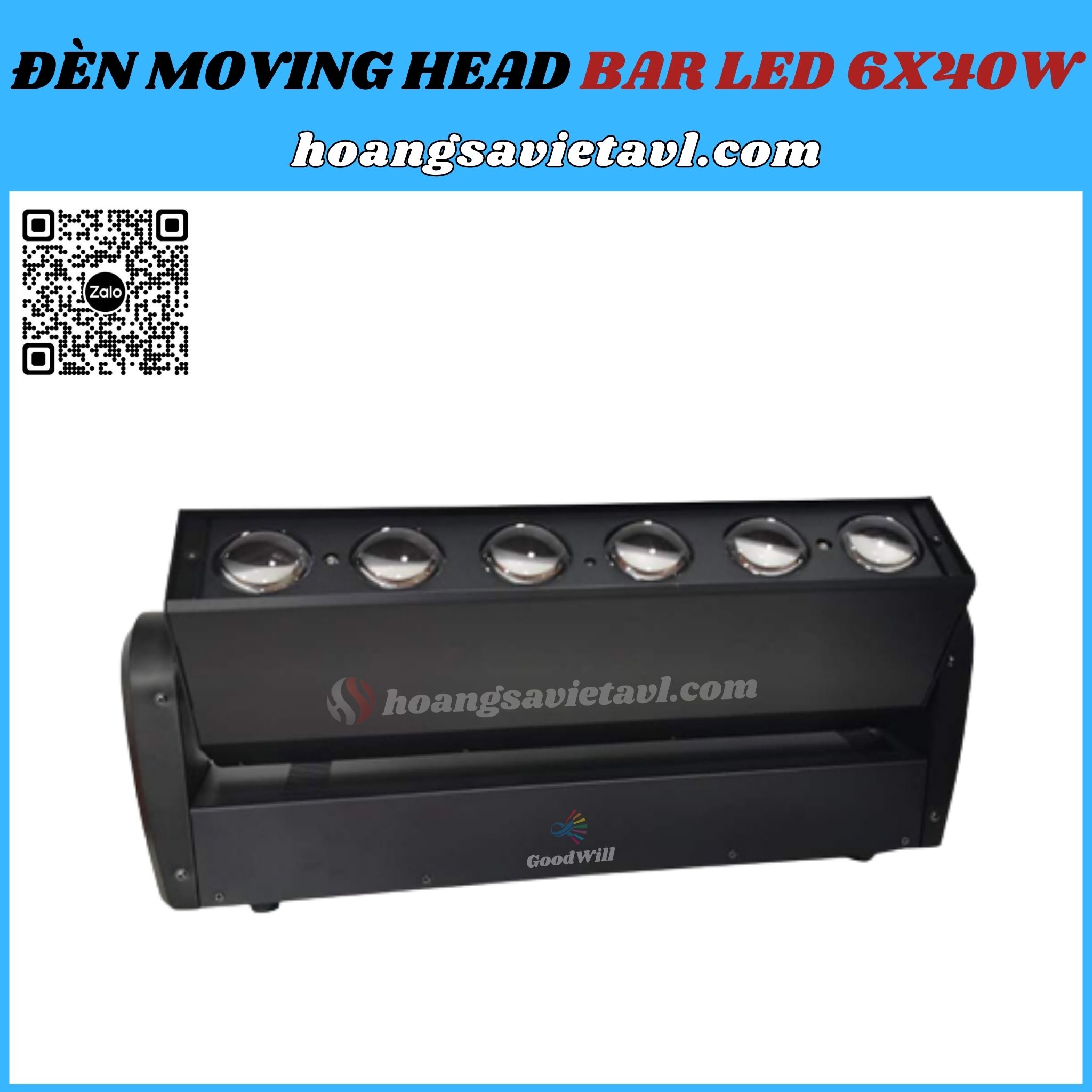 Đèn Moving Head Bar LED 6x40W GoodWill