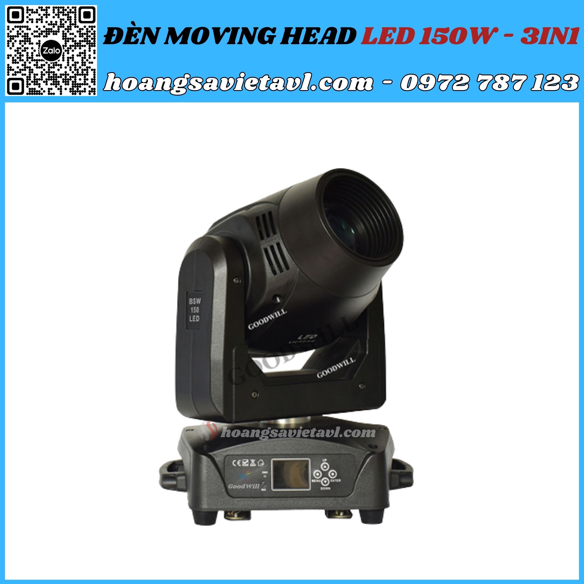 Moving Head Led Stage Light 150W 3in1