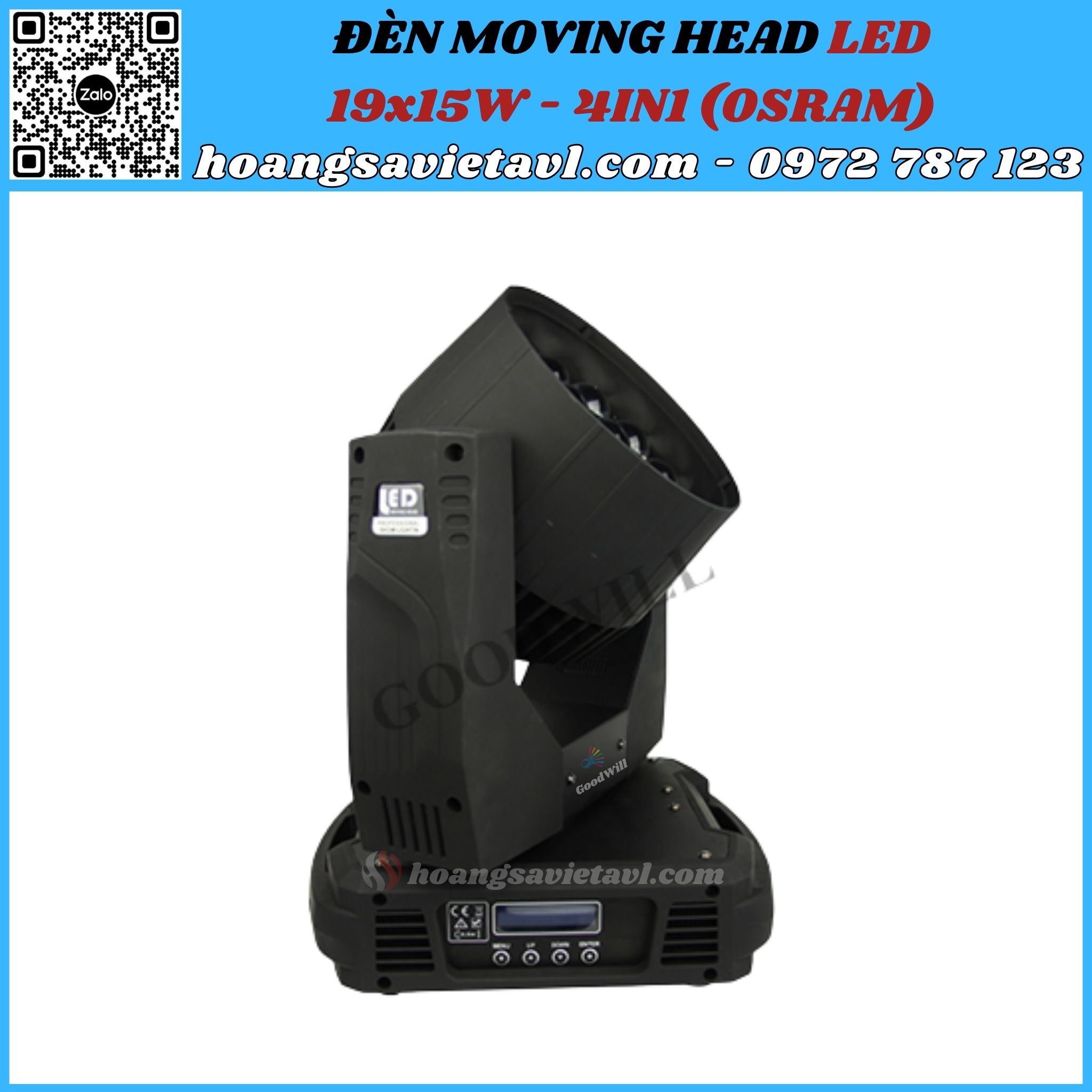 Moving Head Led stage light 19x15W
