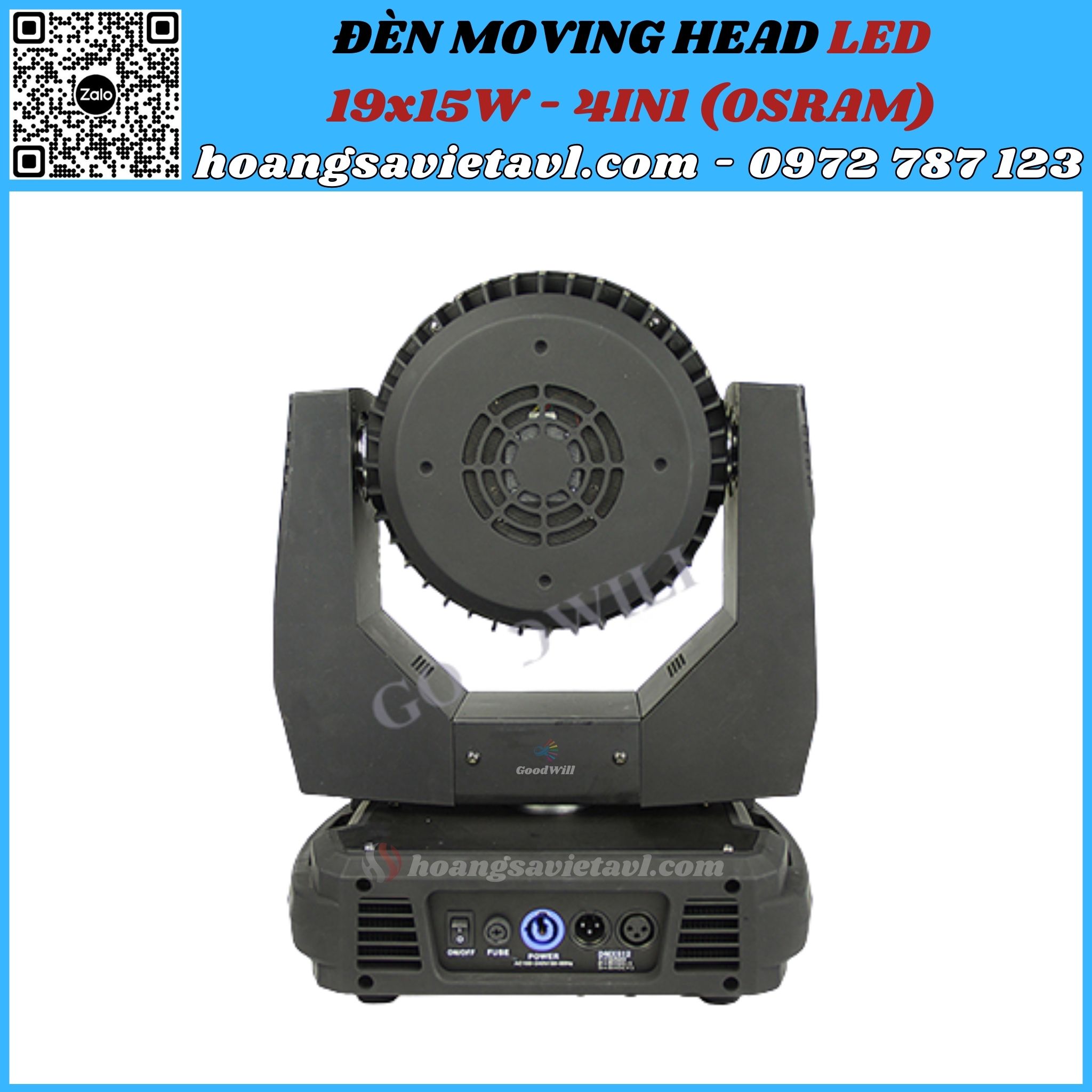 Moving Head Led stage light 19x15W
