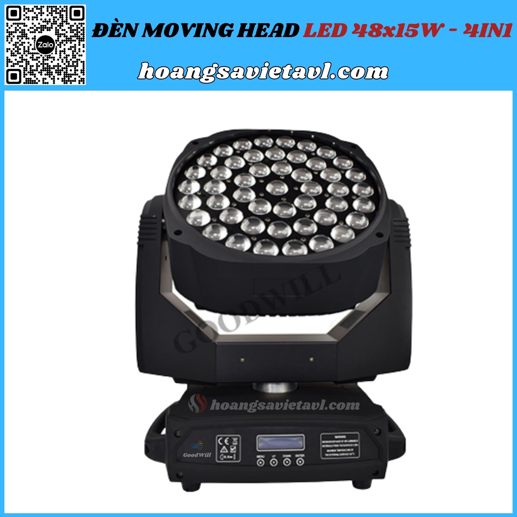 Đèn Moving Head LED 48x15W - 4IN1 GoodWill