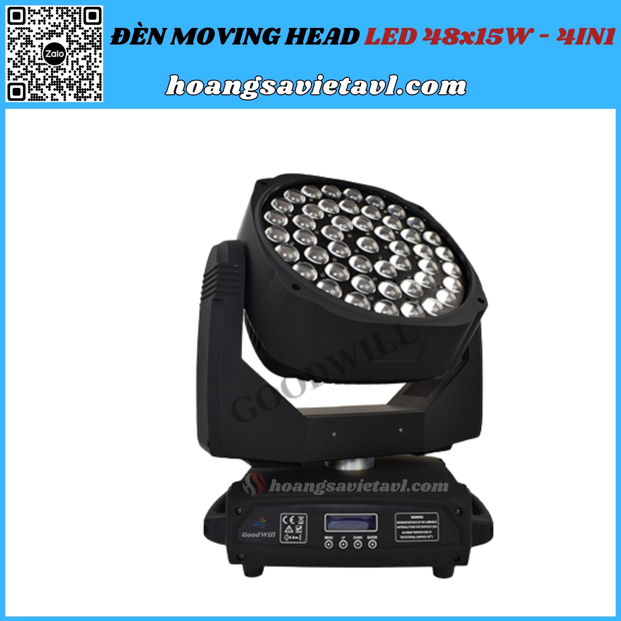 Đèn Moving Head LED 48x15W - 4IN1 GoodWill
