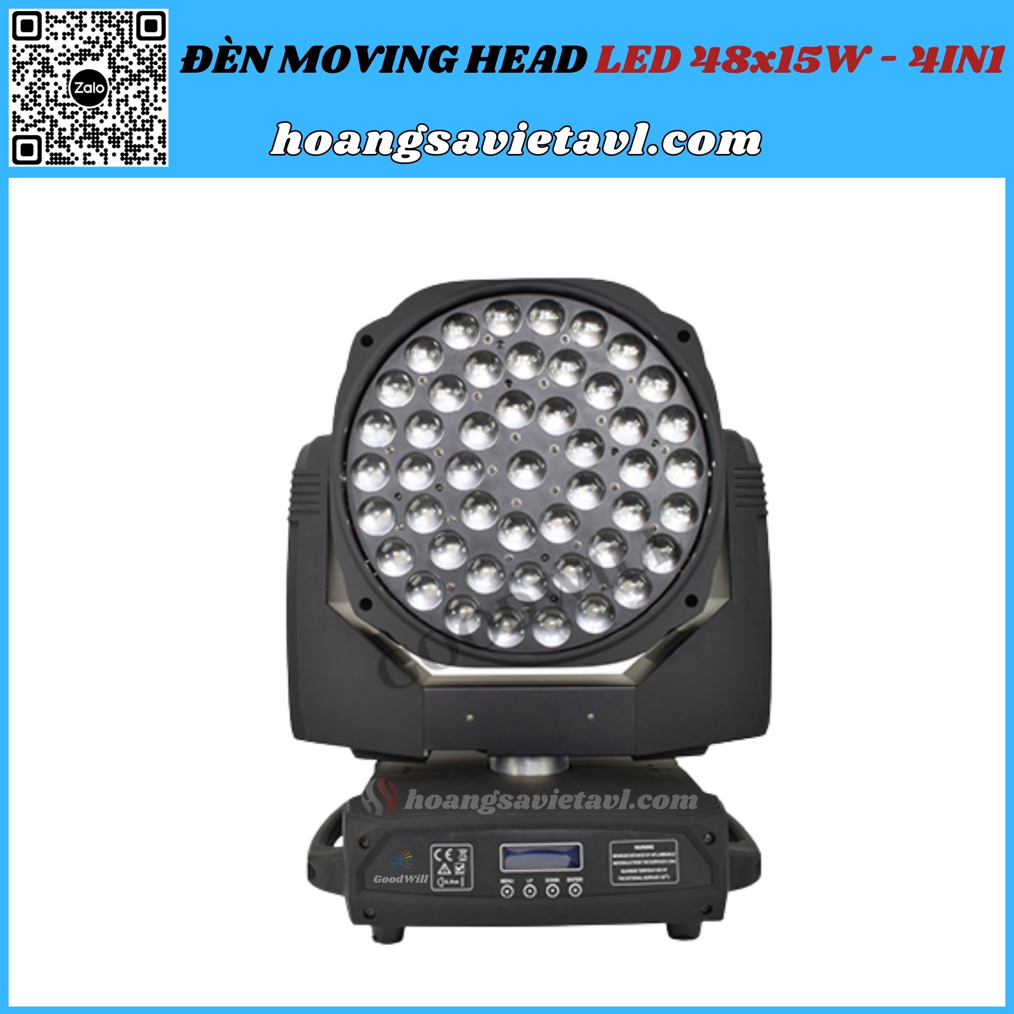 Đèn Moving Head LED 48x15W - 4IN1 GoodWill
