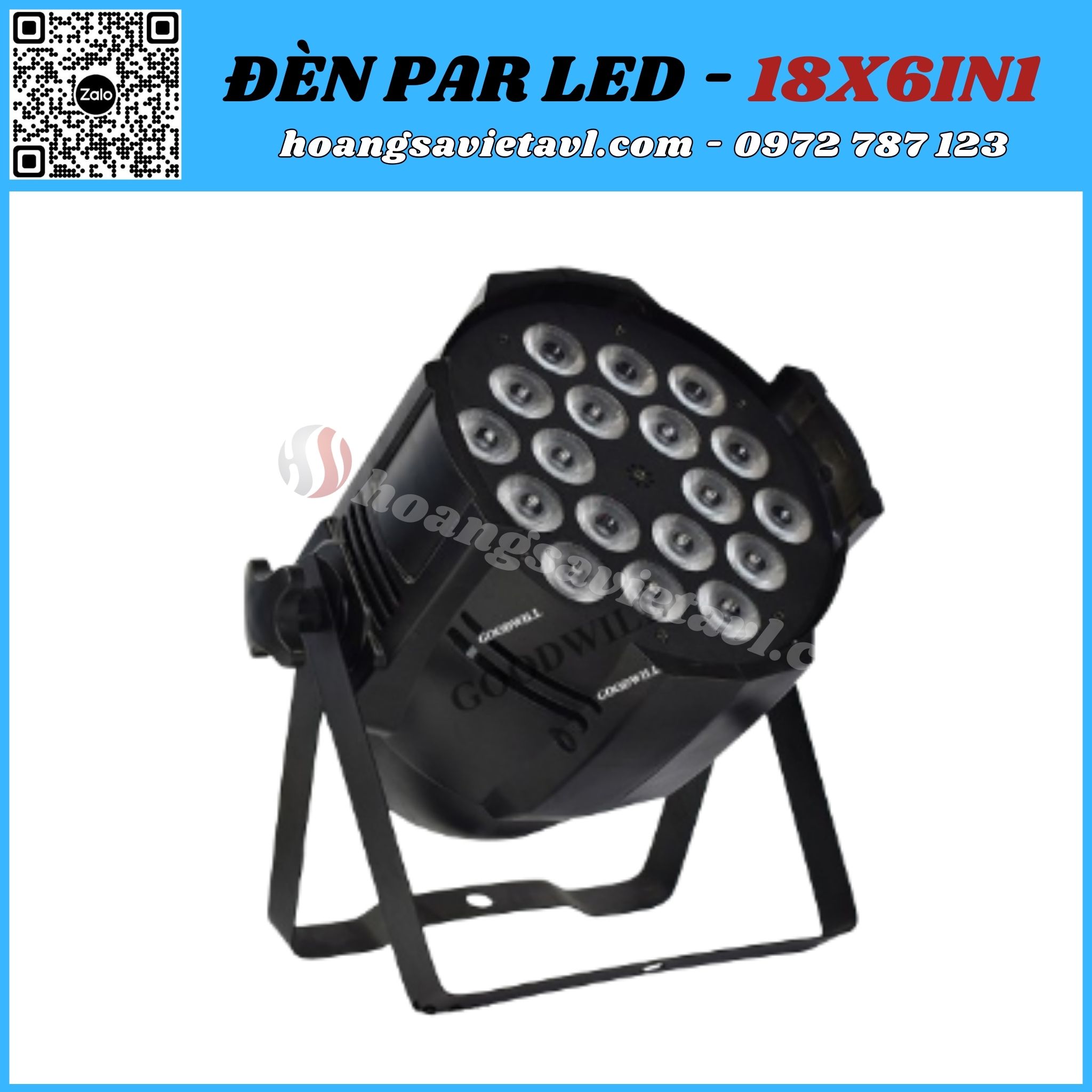 GoodWill 18X6IN1 Led Par Stage Light for sale